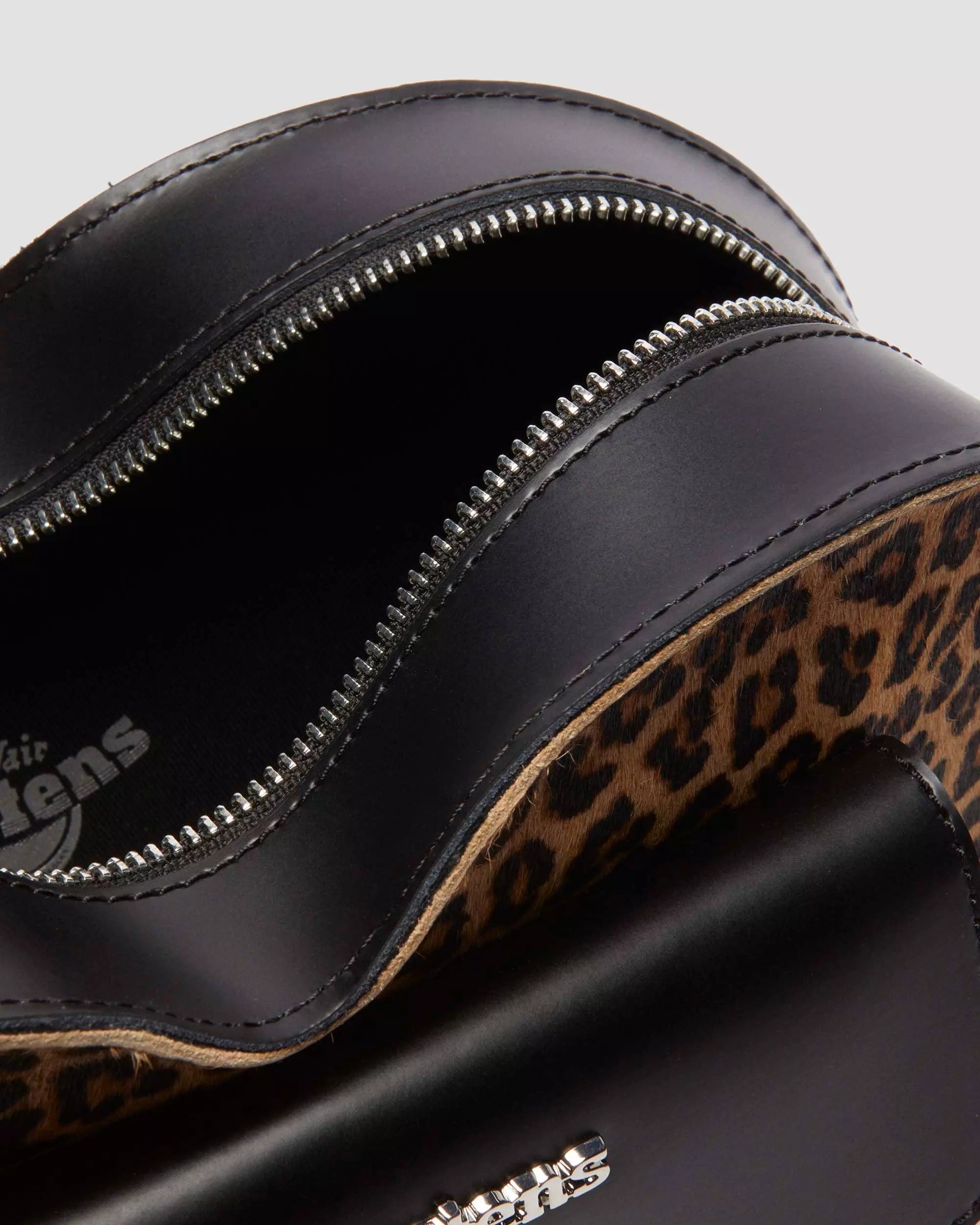 Heart Bag Leopard Kiev Leather Backpack