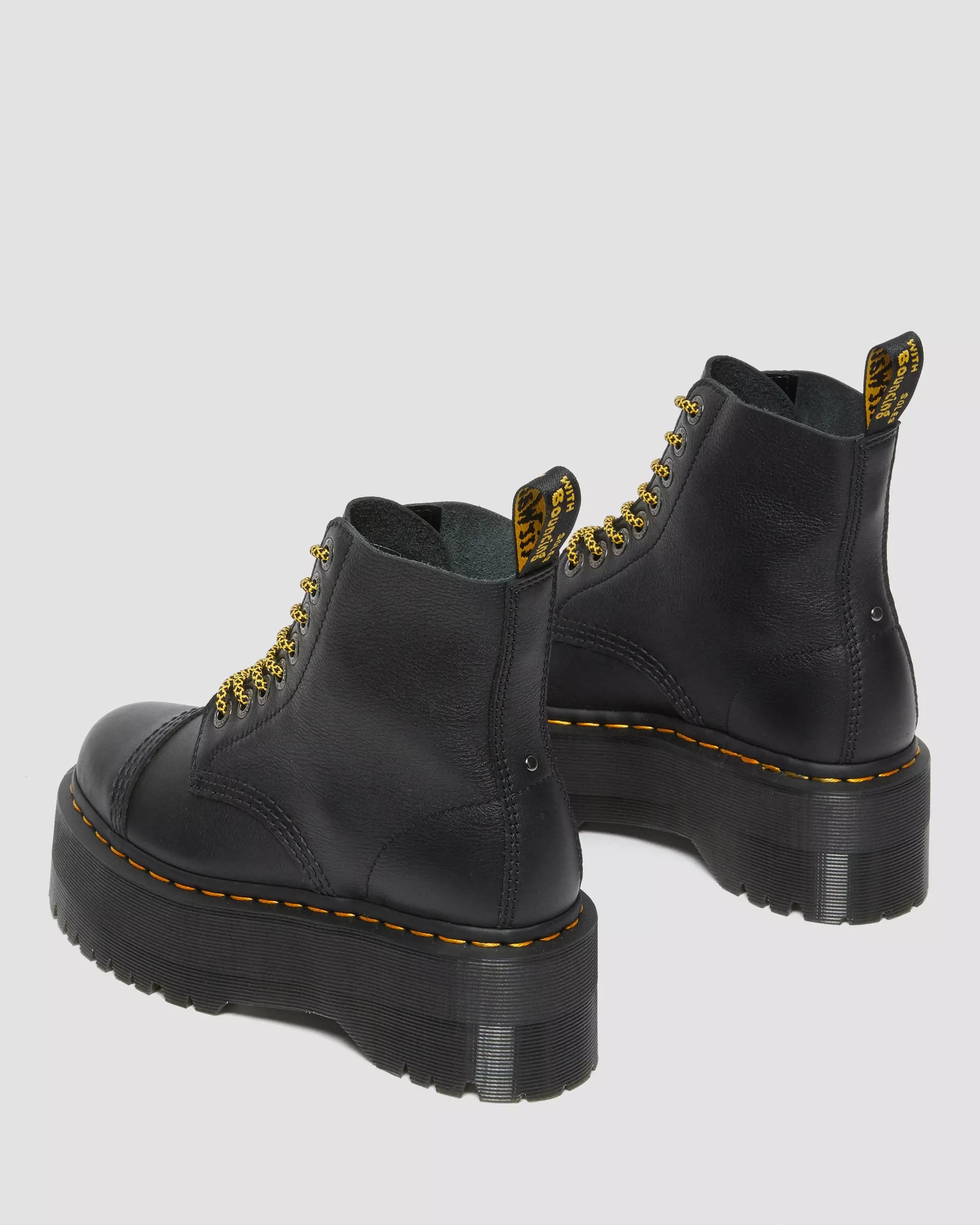 Sinclair Max Pisa Leather Platform Boots