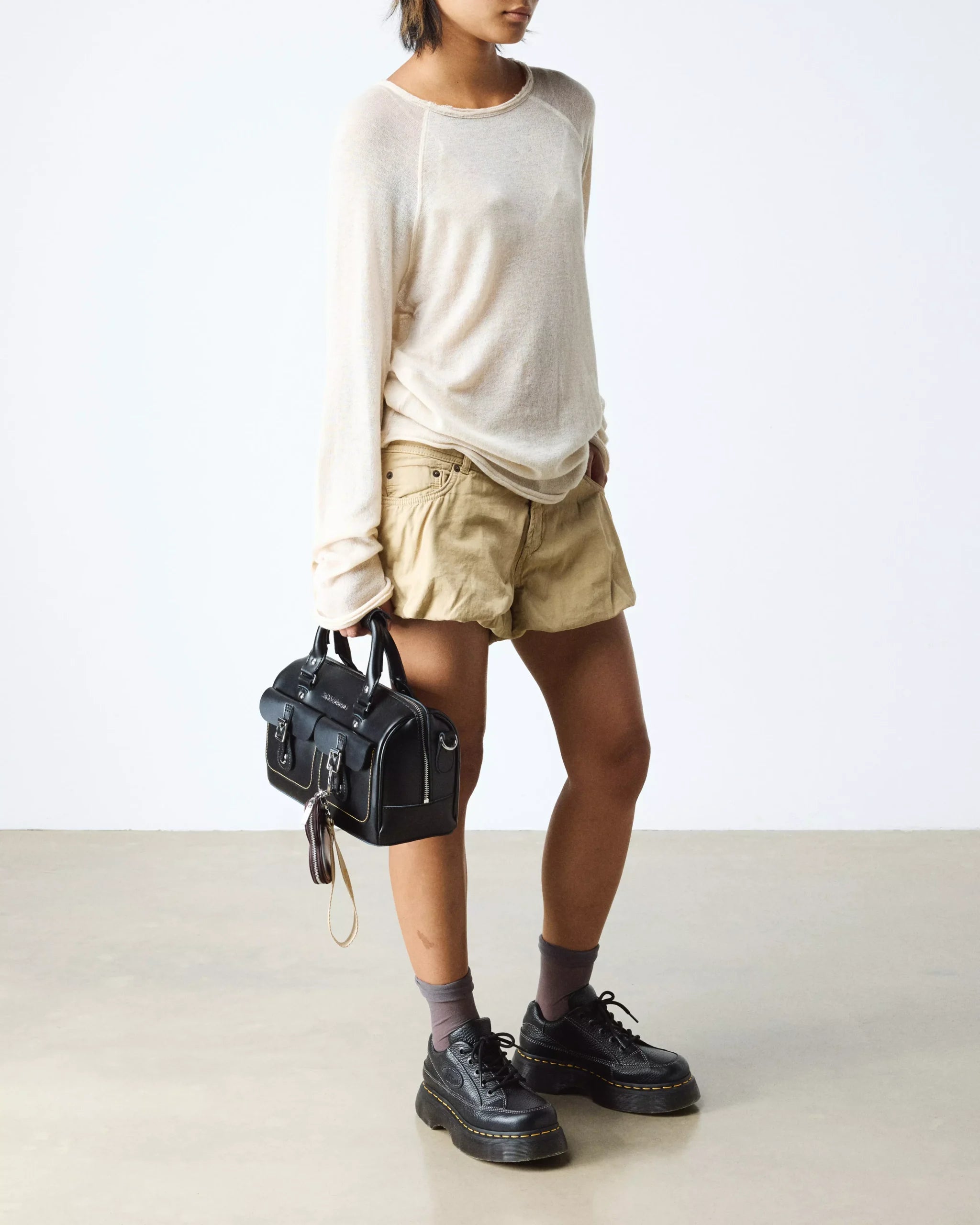 Buzz 5-Eye Milled Napa Leather Shoes