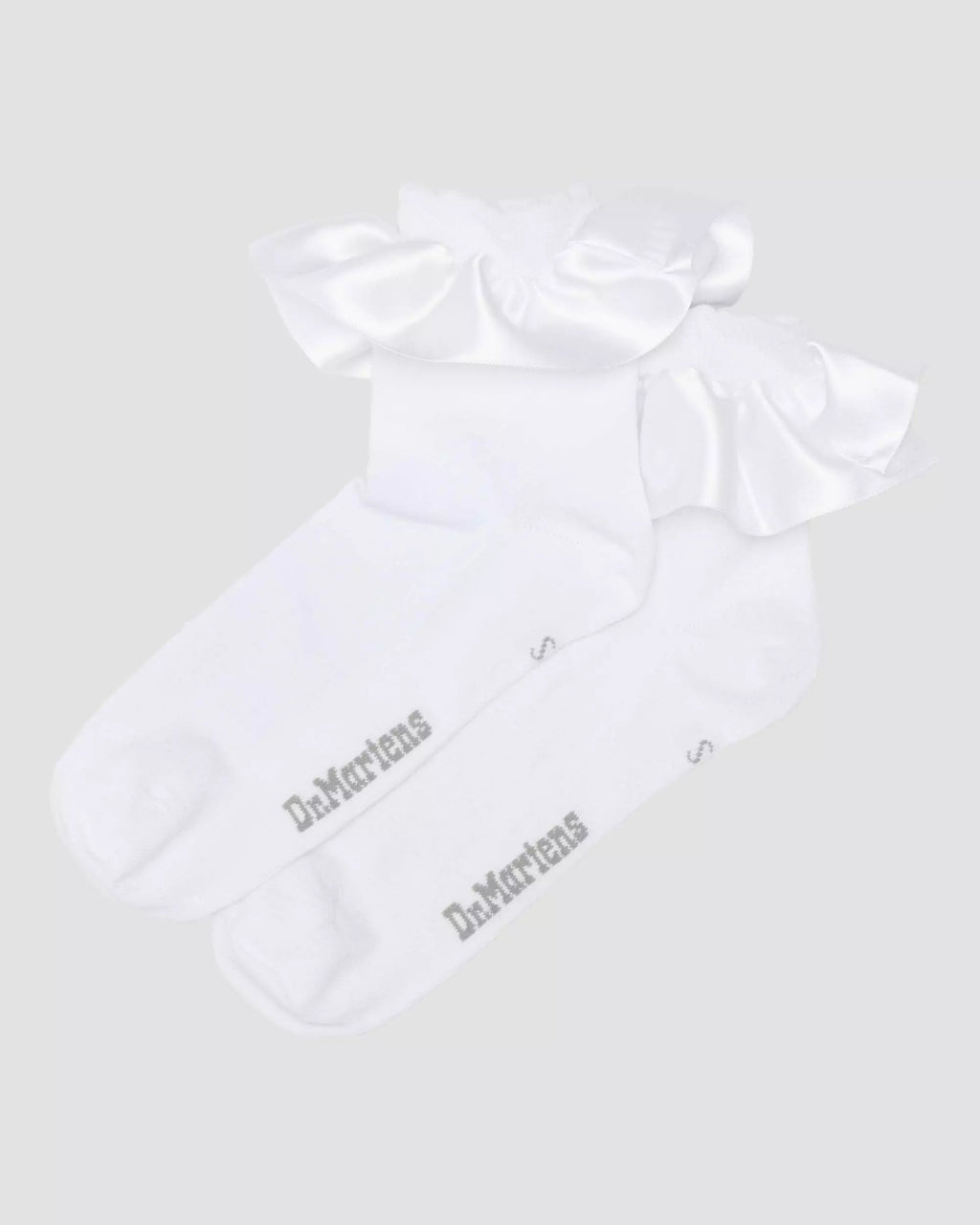 Satin Frill Socks Organic Cotton Blend