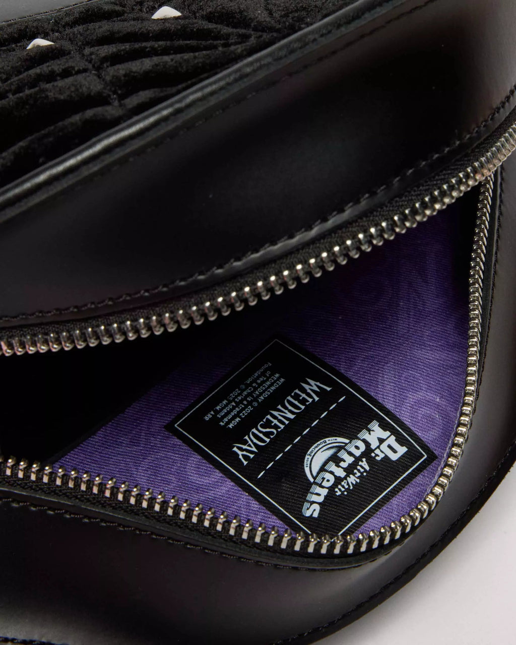 Wednesday Round Backpack Velvet & Kiev Leather Bag