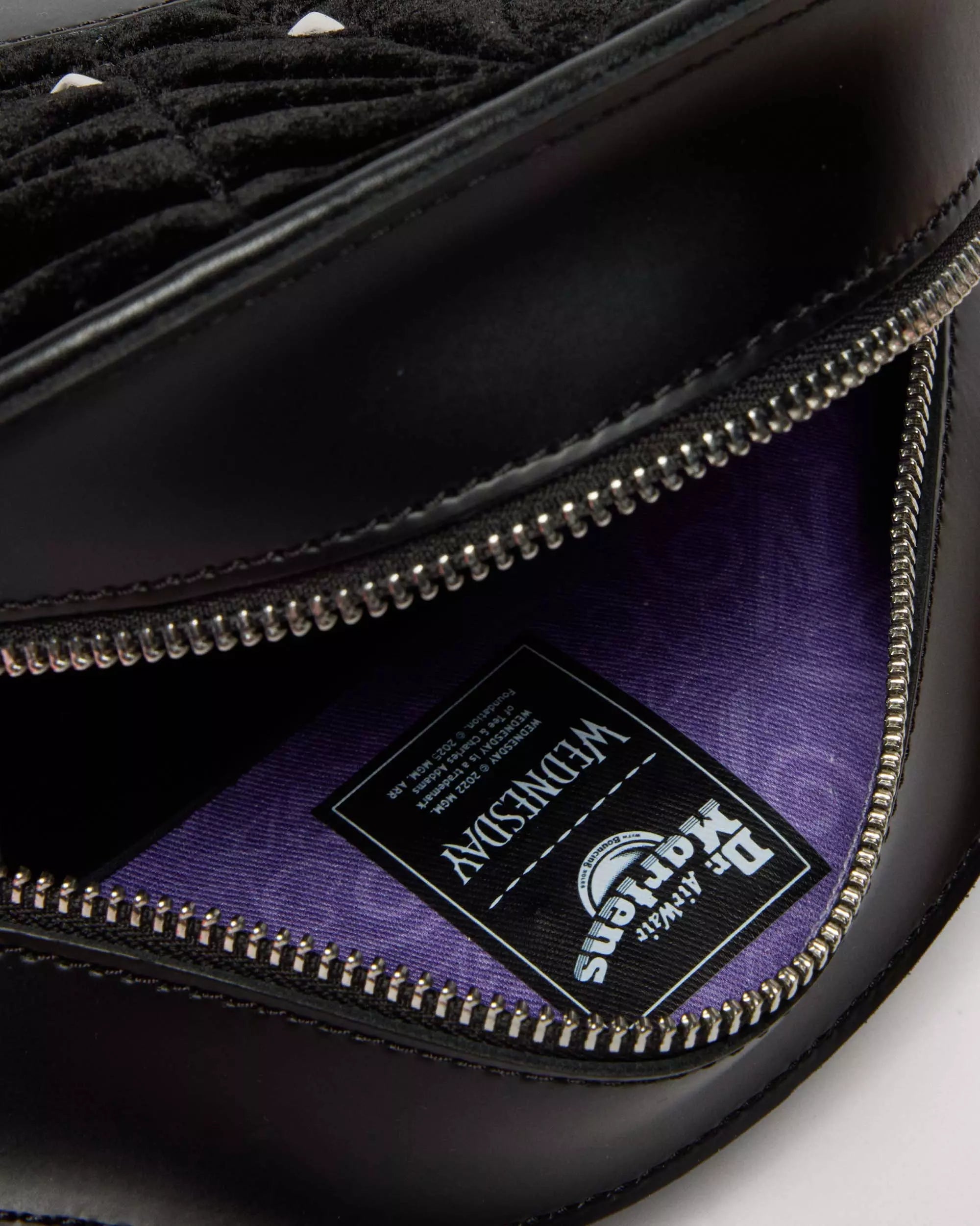 Wednesday Round Backpack Velvet & Kiev Leather Bag