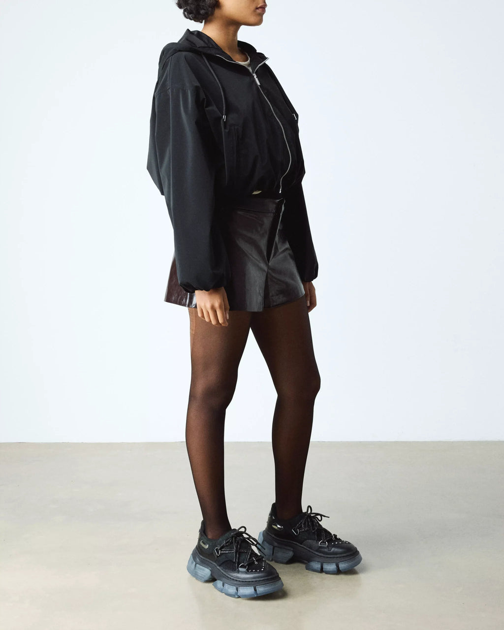14XX DMXL 2.0 GUARD Virginia & Hair On Leather Platform Shoes