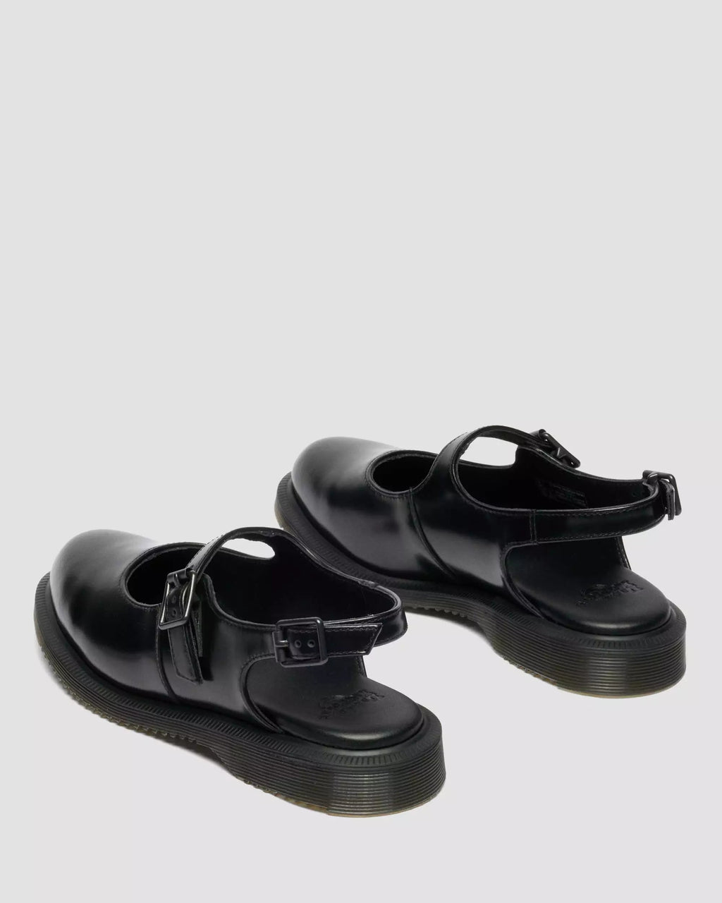 Madaline Mary Jane Smooth Leather Sling Back Shoes