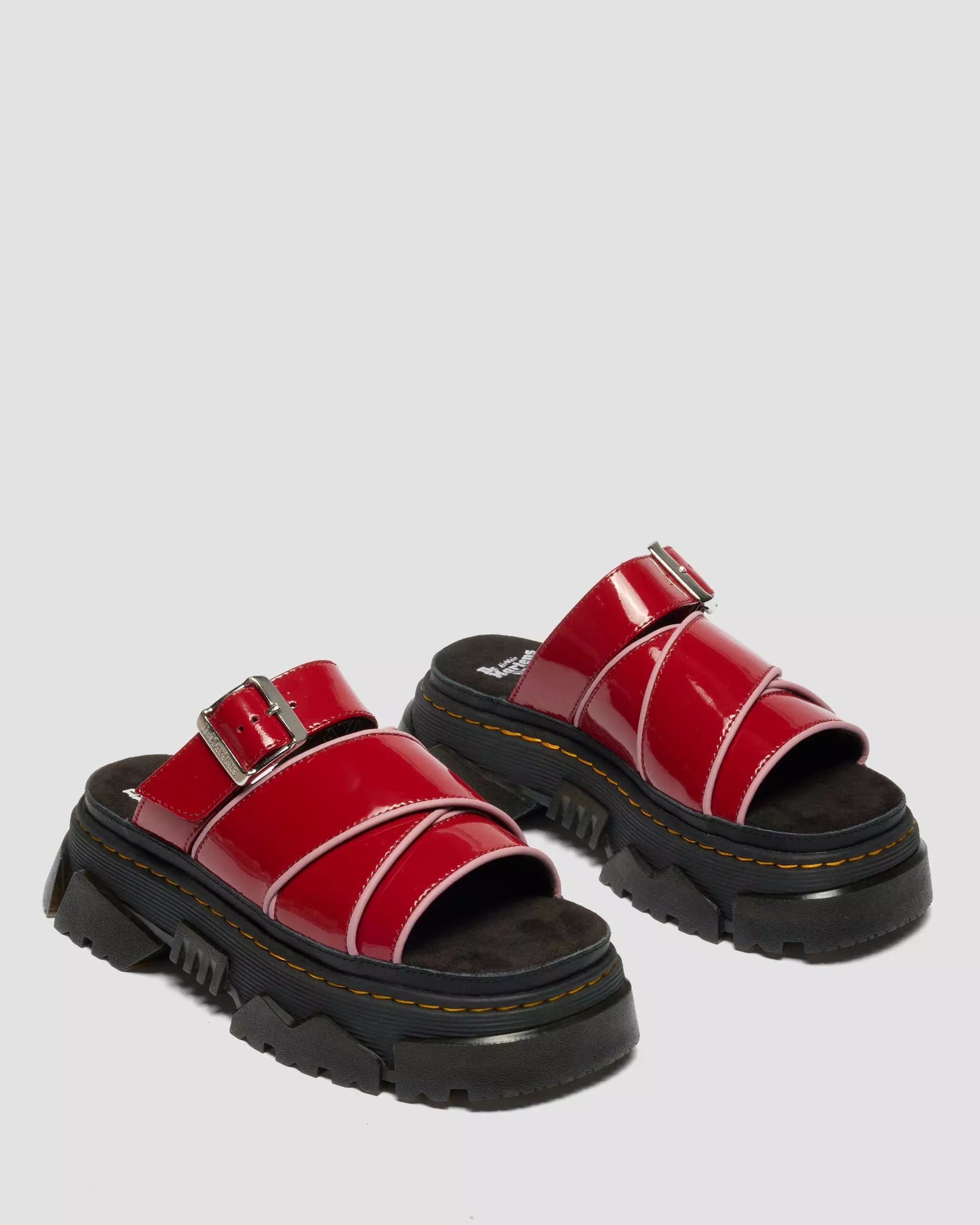 Mattison Slide Soft Patent Leather Sandals