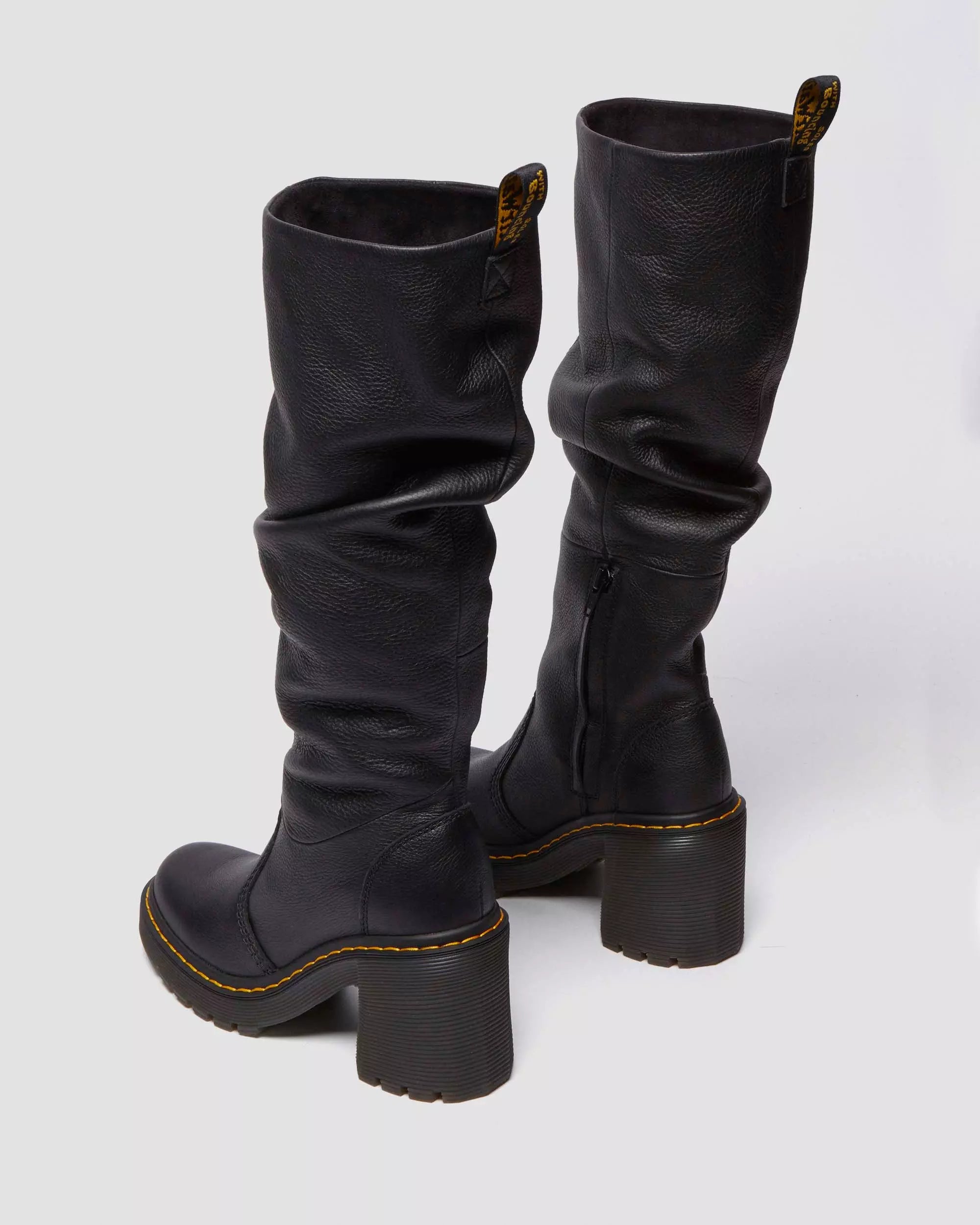 Kasey Virginia Leather Tall Heeled Boots