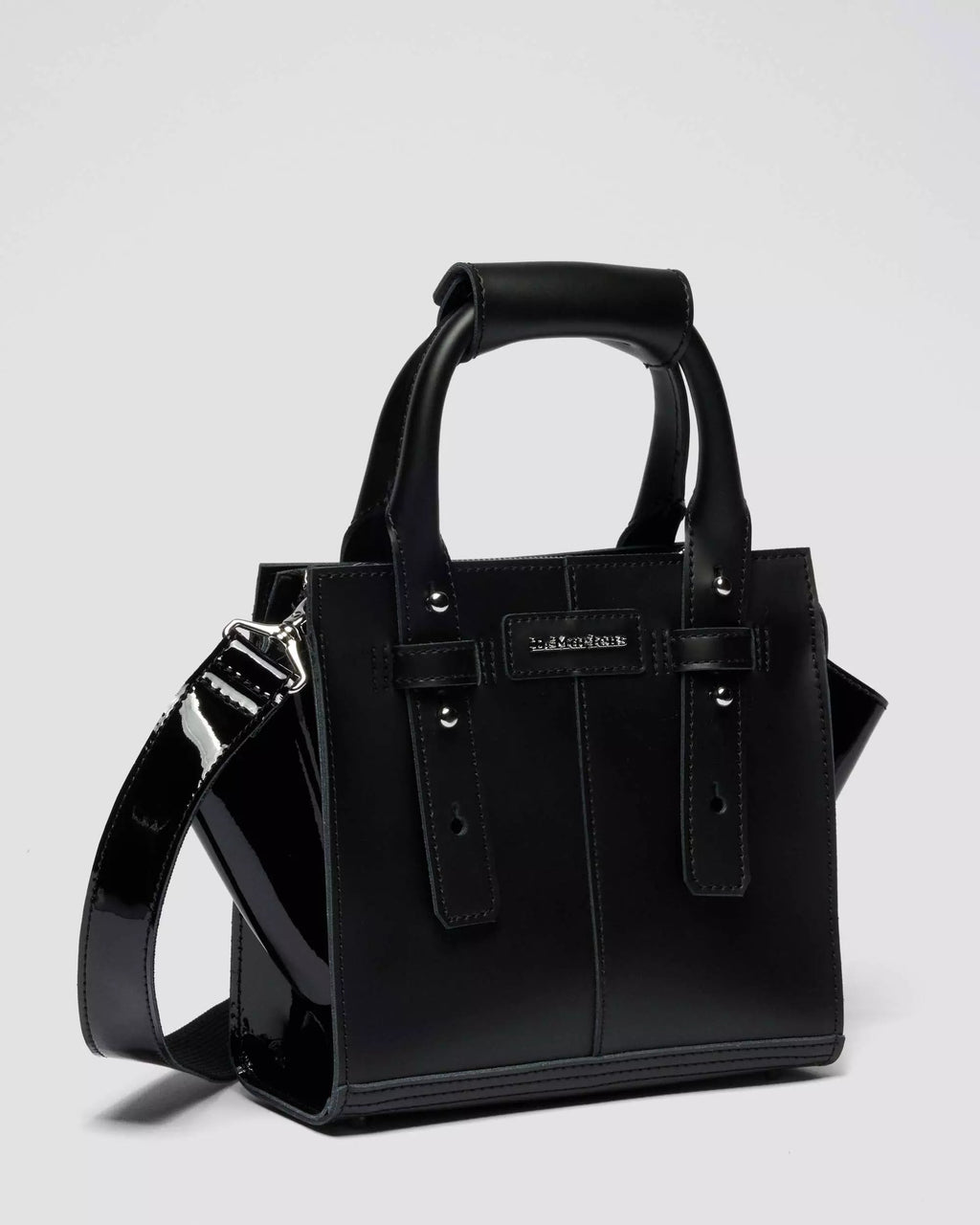 SMALL LEATHER TOTE BAG Kiev & Patent Lamper Leather Bag