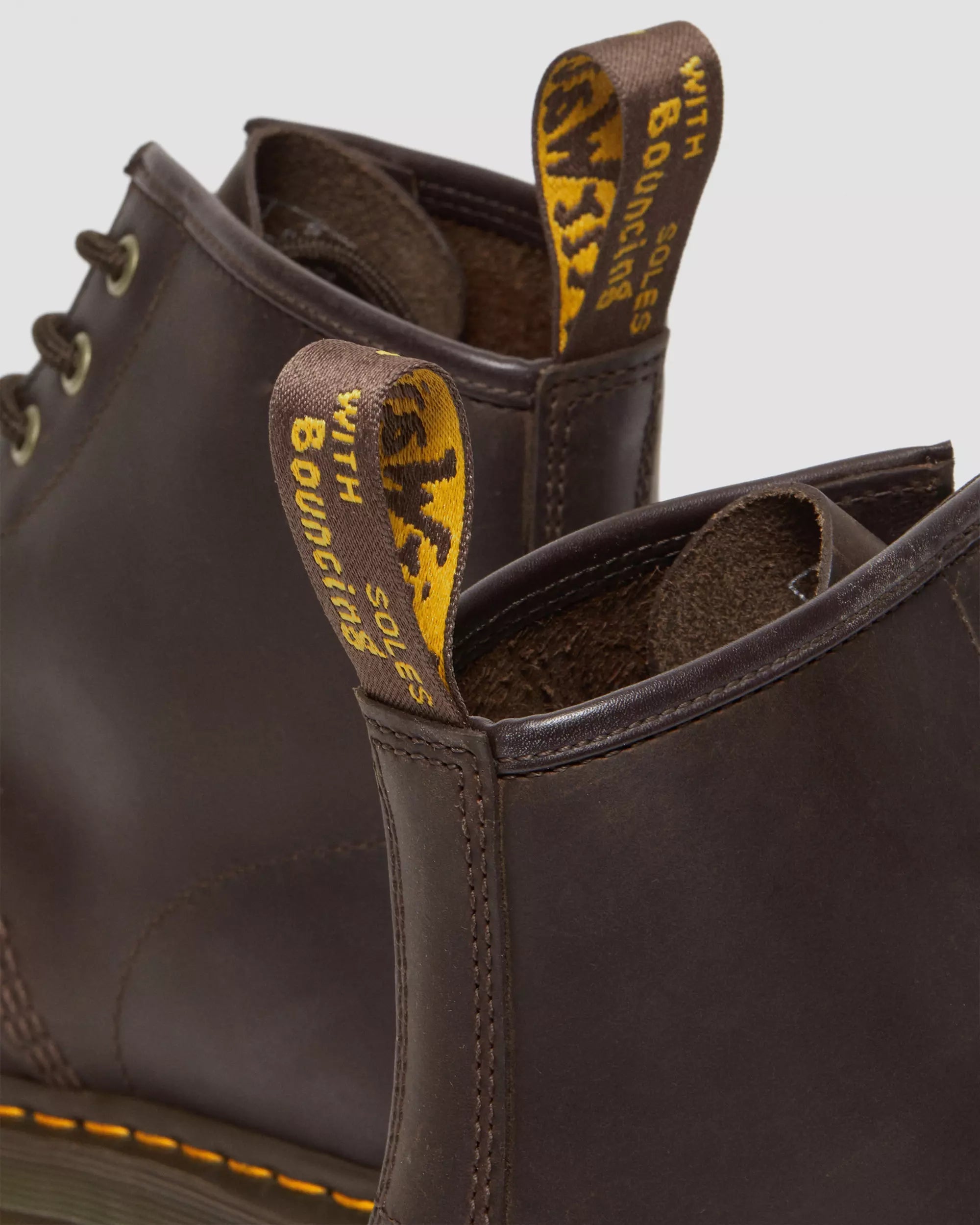 101 Crazy Horse Leather Ankle Boots