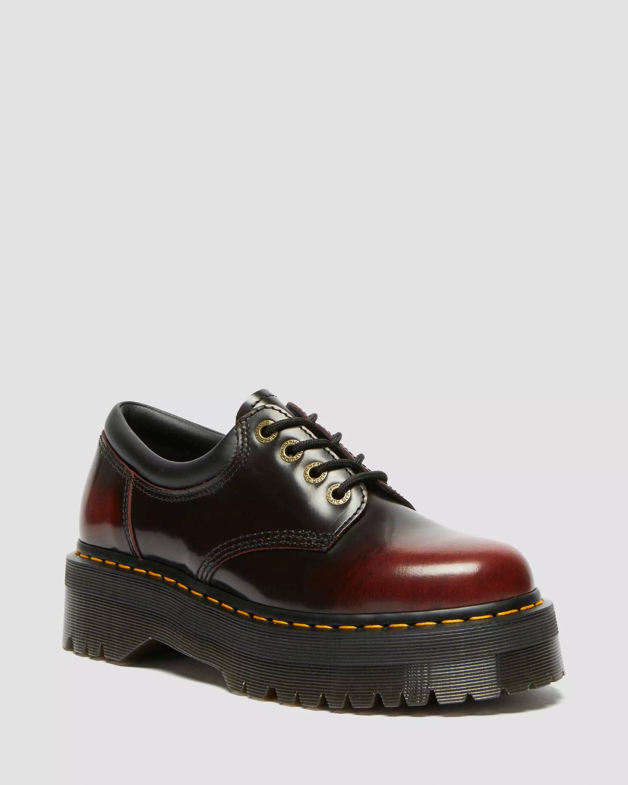 8053 Arcadia Leather Quad Platform Shoes