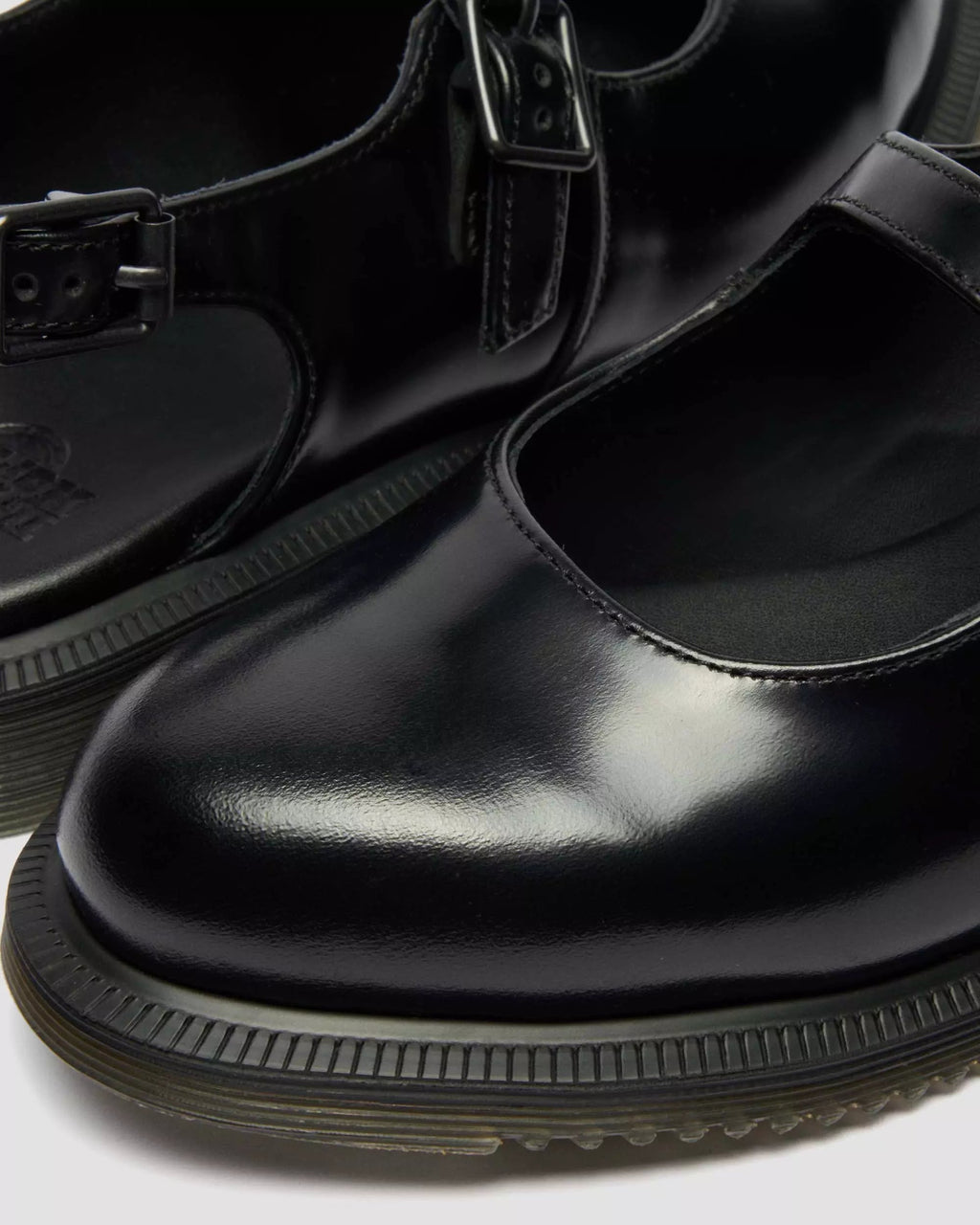 Madaline Mary Jane Smooth Leather Sling Back Shoes