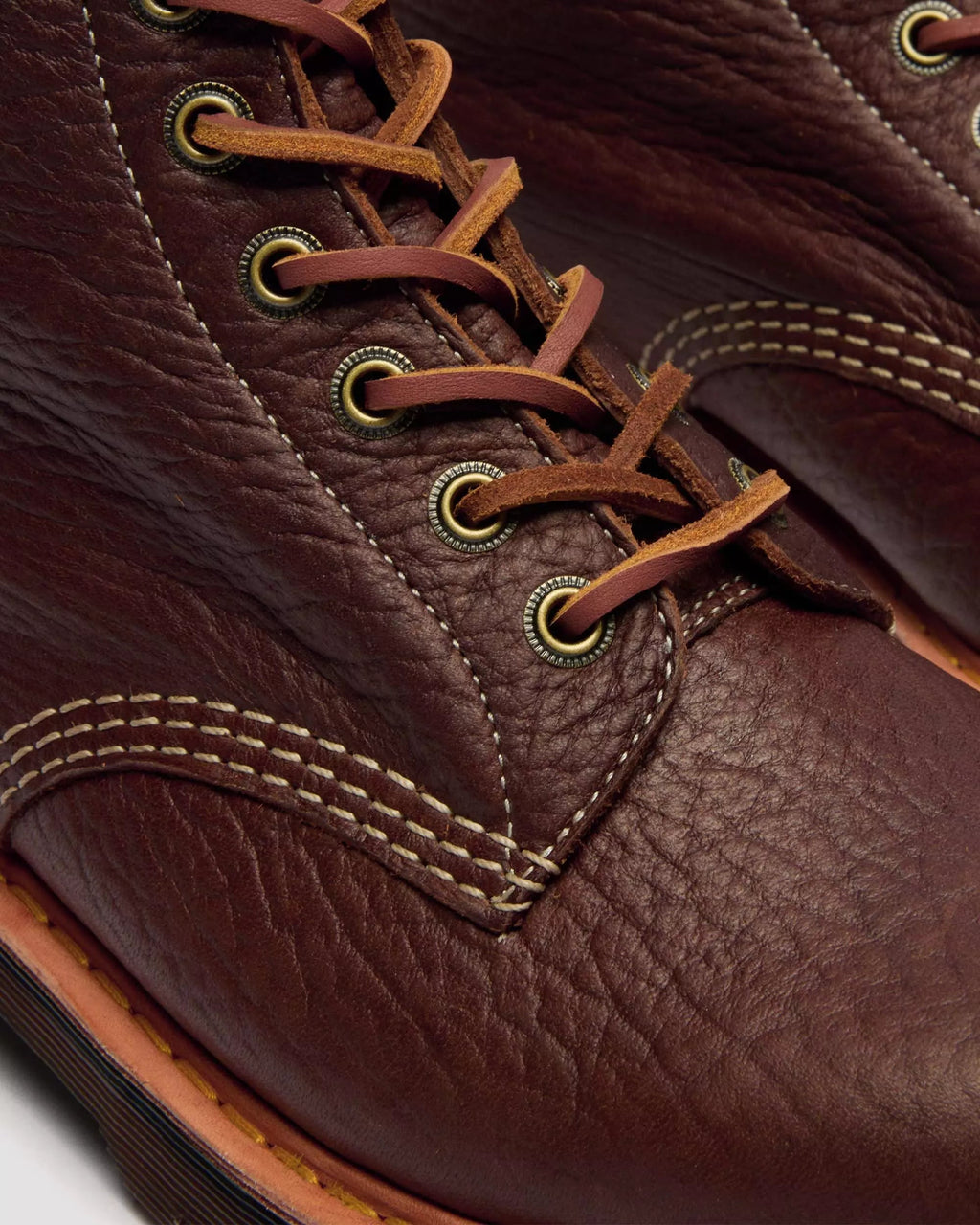 1460 Wild Grain Leather Lace Up Boots