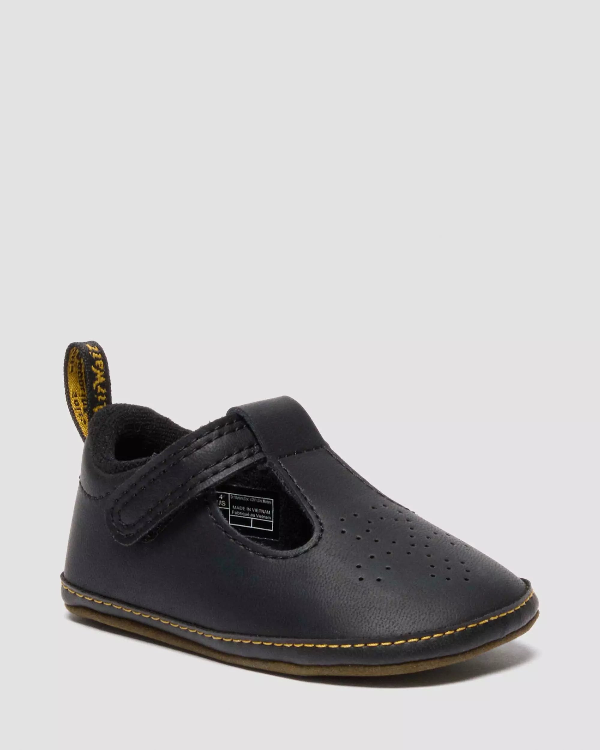 NEWBORN POLLEY PU-COATED LEATHER MARY JANE SHOES