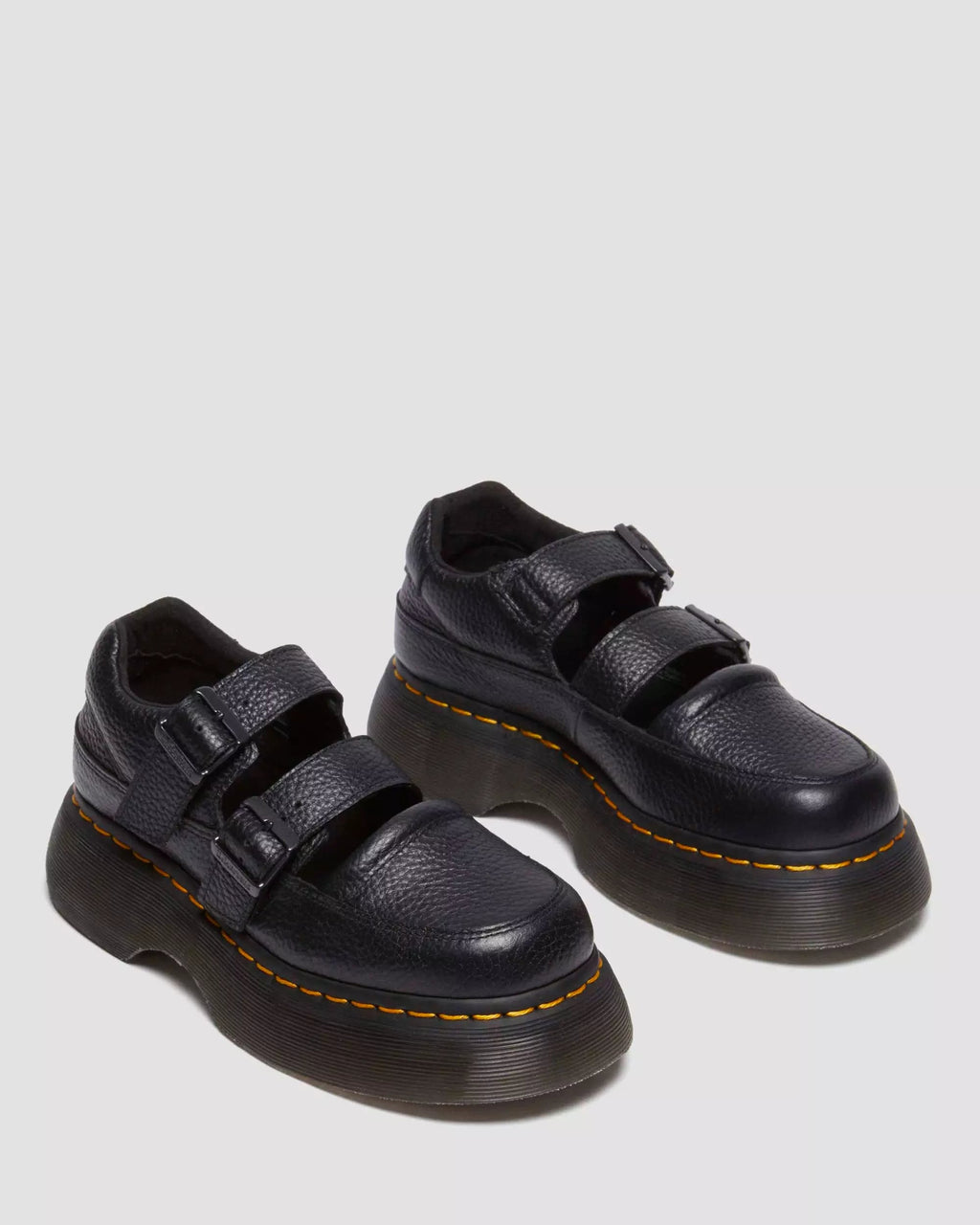 Buzz Milled Napa Leather Mary Jane Shoes