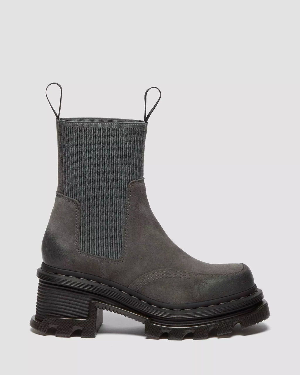 Corran Chelsea Waxy Suede Heeled Boots