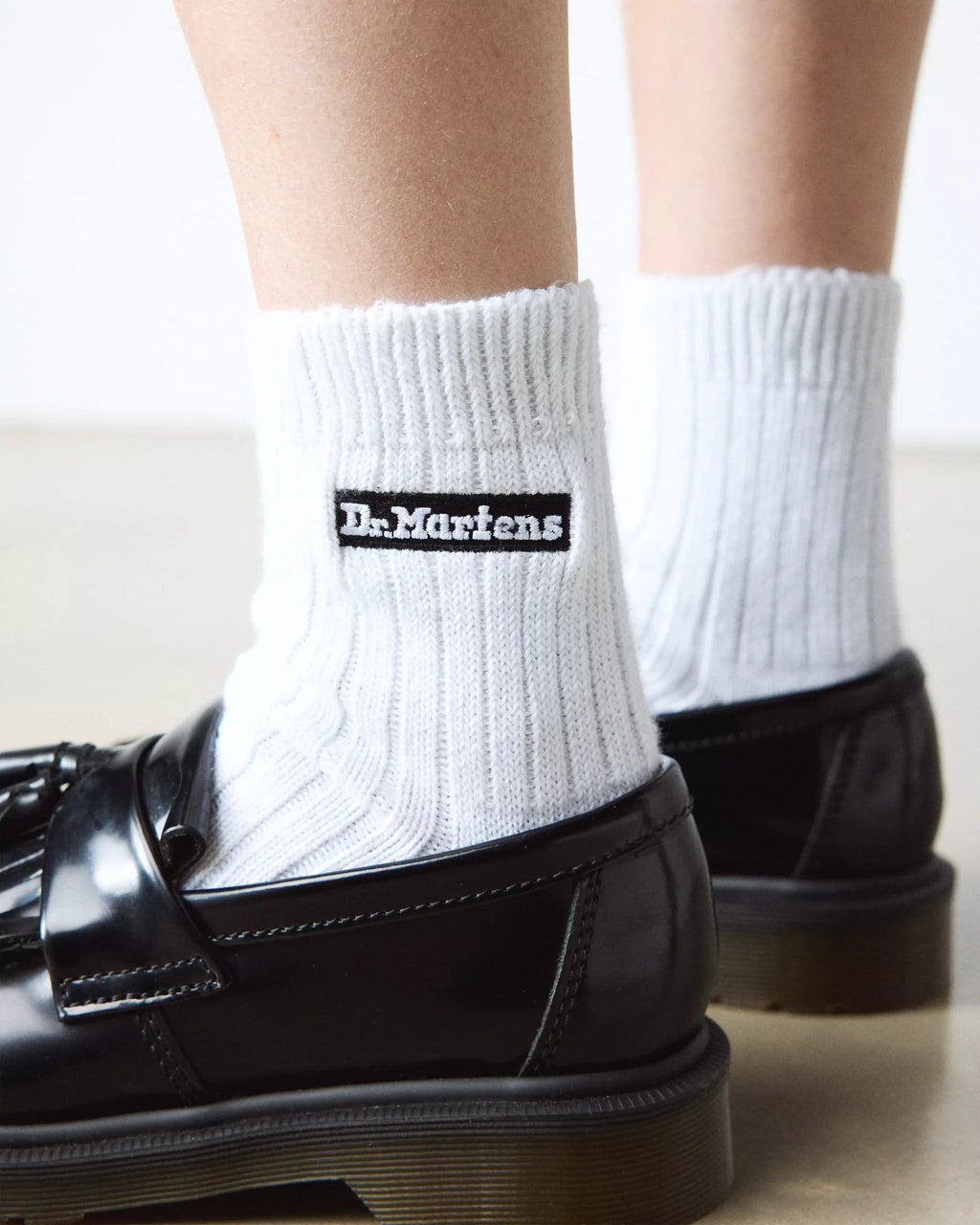 Short Athletic Logo Socks Organic Cotton Blend