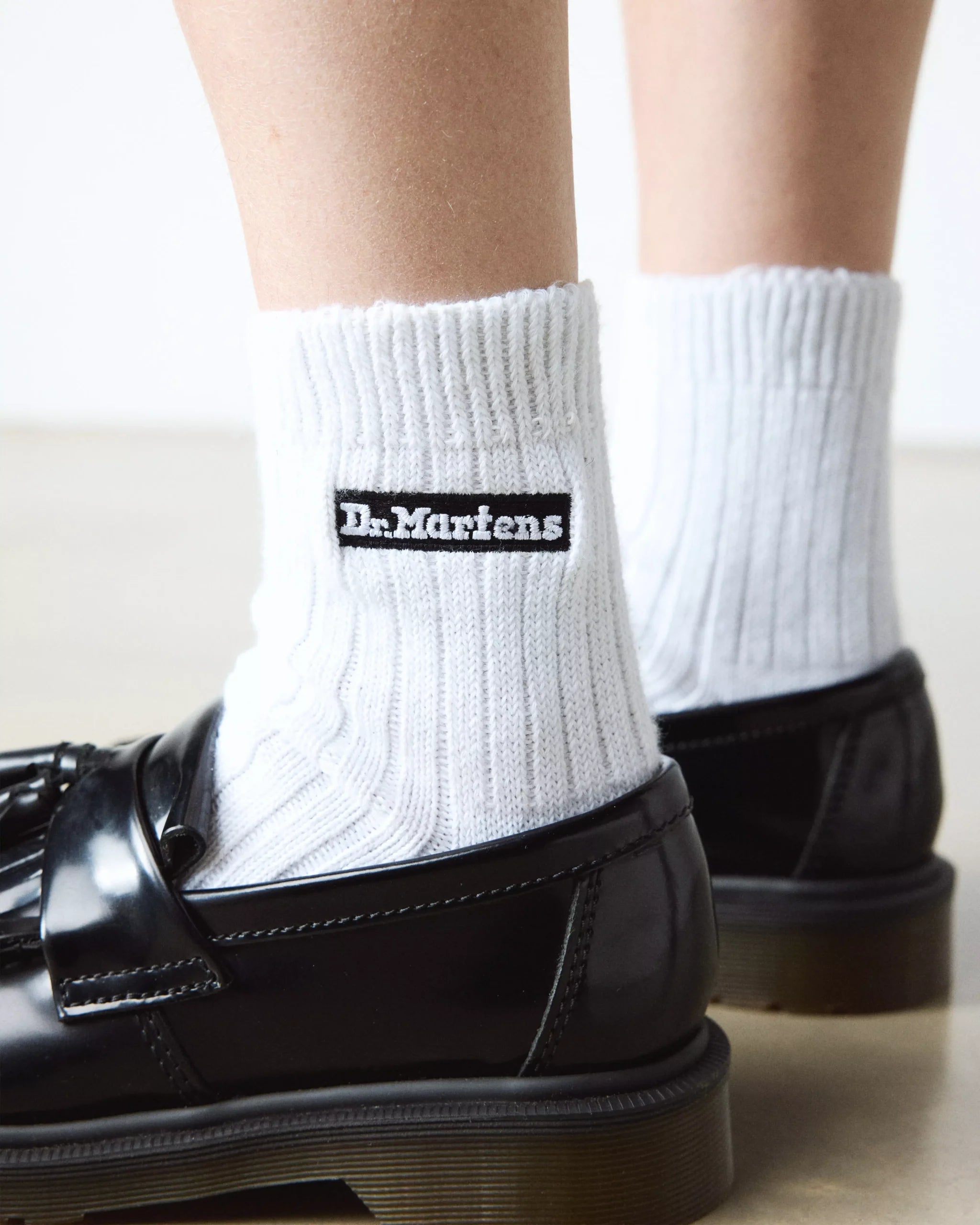 Short Athletic Logo Socks Organic Cotton Blend
