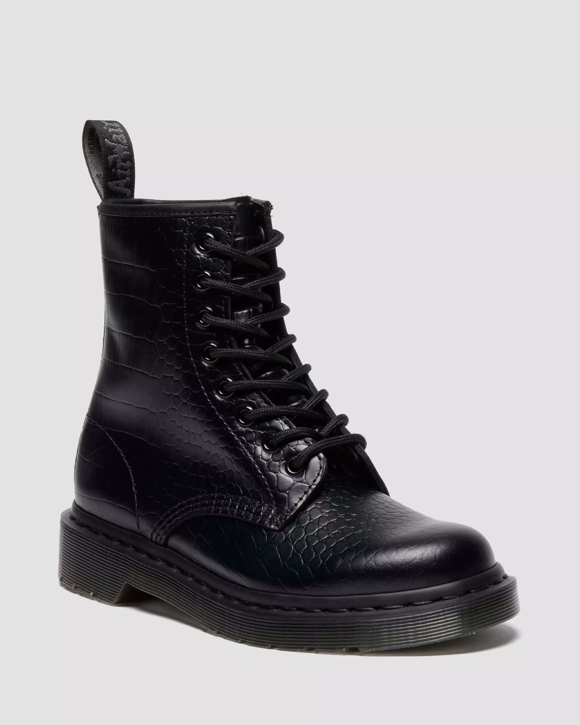 1460 CROCO Croc Emboss Leather Boots