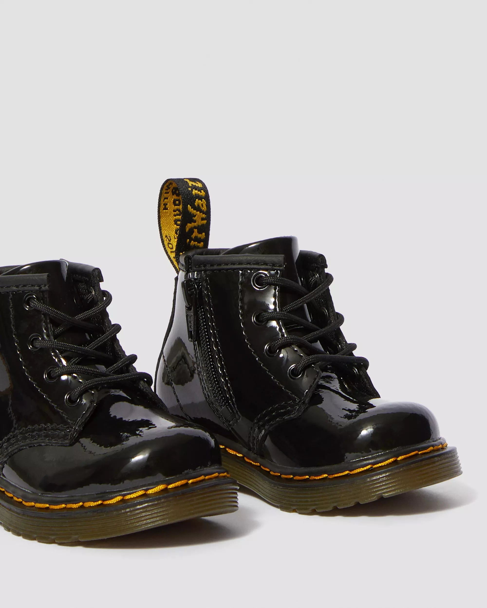 Infant 1460 Patent Leather Lace Up Boots