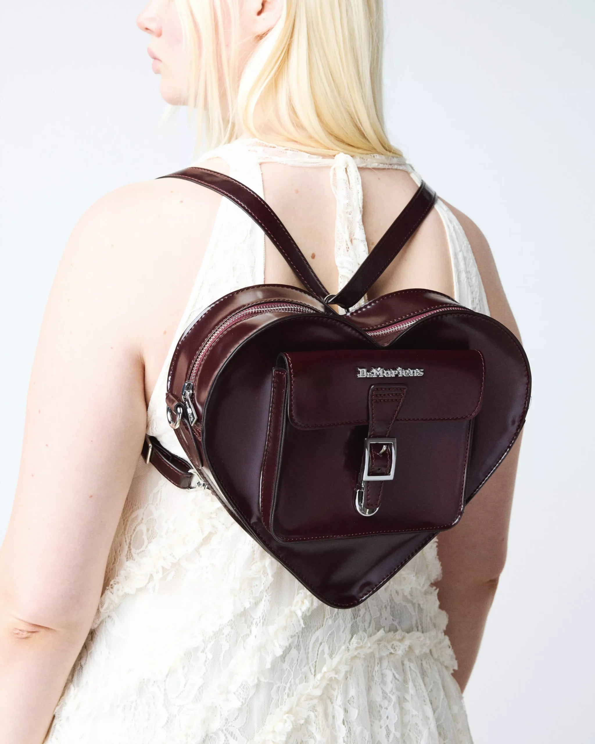 Vegan Heart Shaped Backpack Vegan Bag