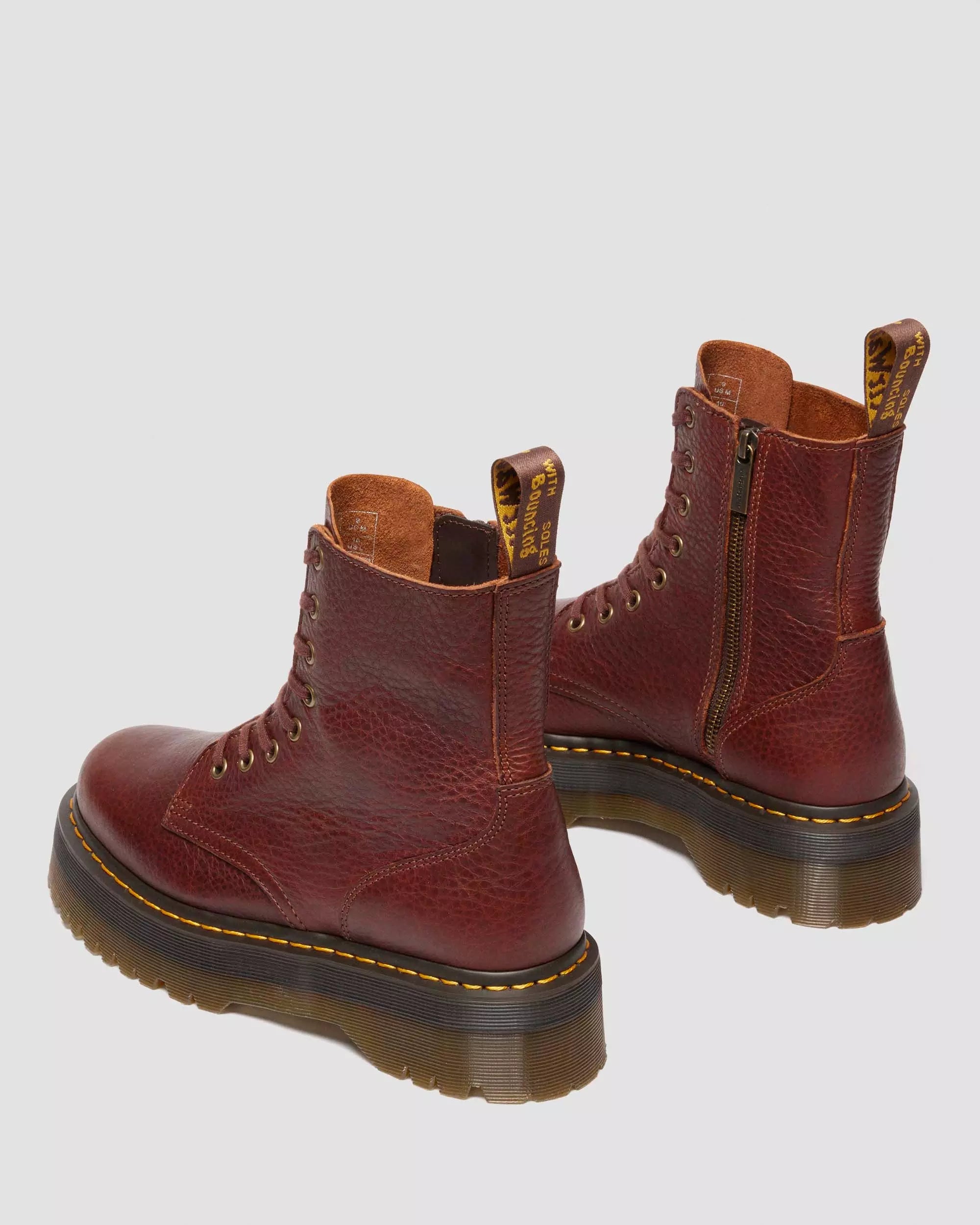 Jadon Soft Ambassador Leather Platform Boots