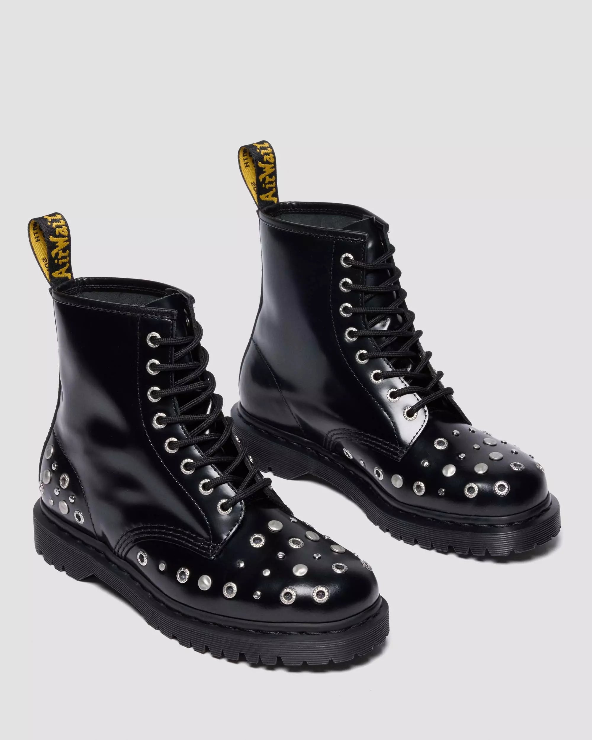 1460 Studded Buttero Leather Boots