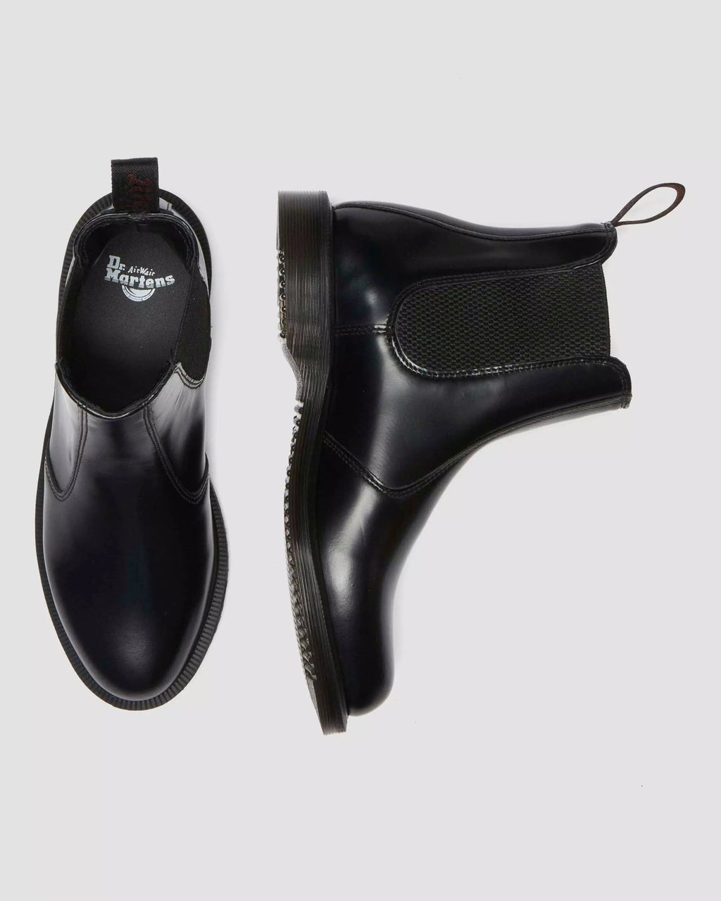 FLORA Smooth Leather Chelsea Boots