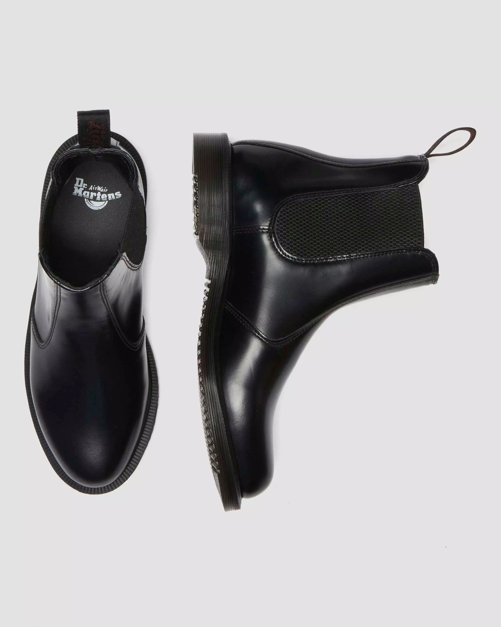 FLORA Smooth Leather Chelsea Boots