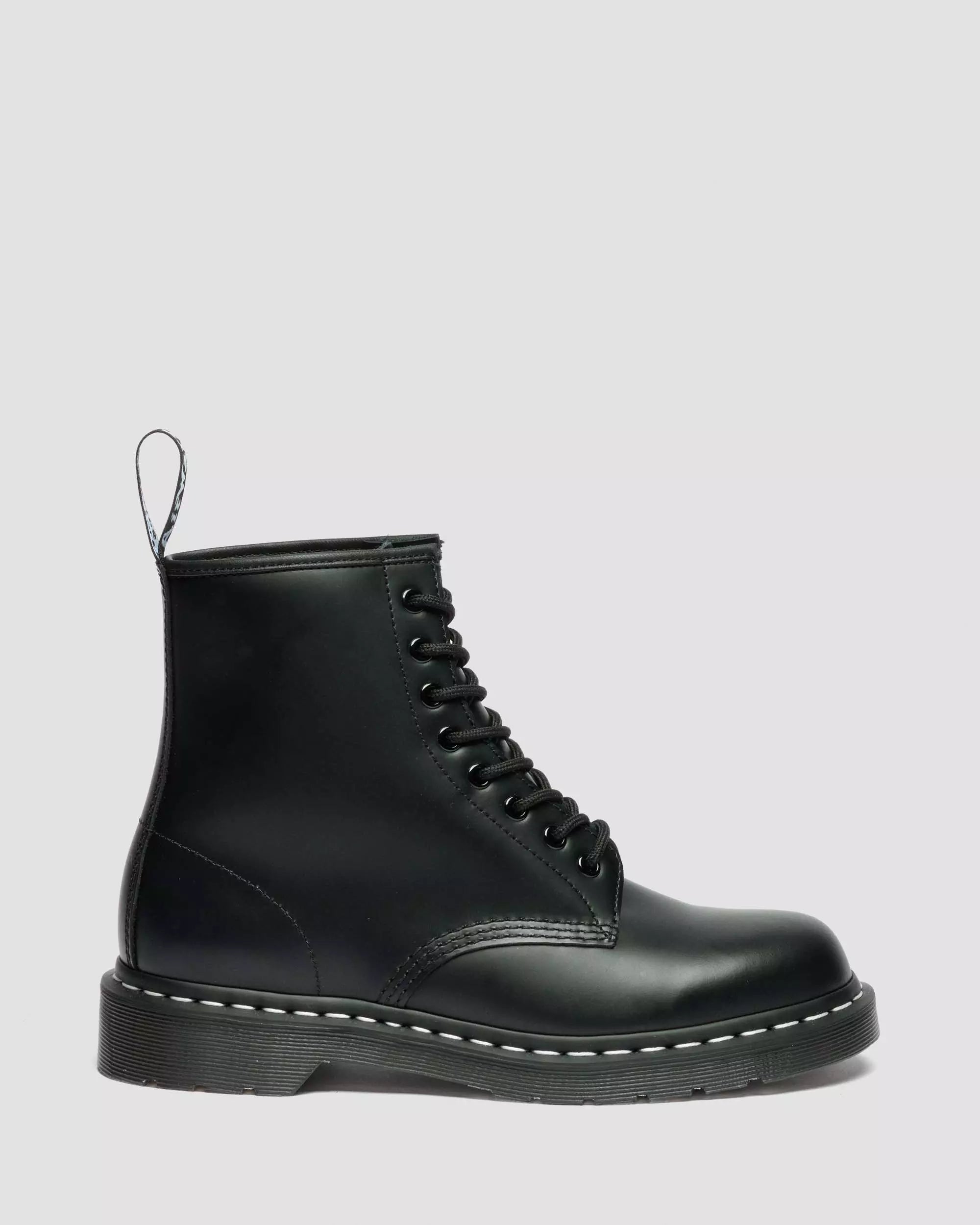 1460 White Stitch Smooth Leather Lace Up Boots