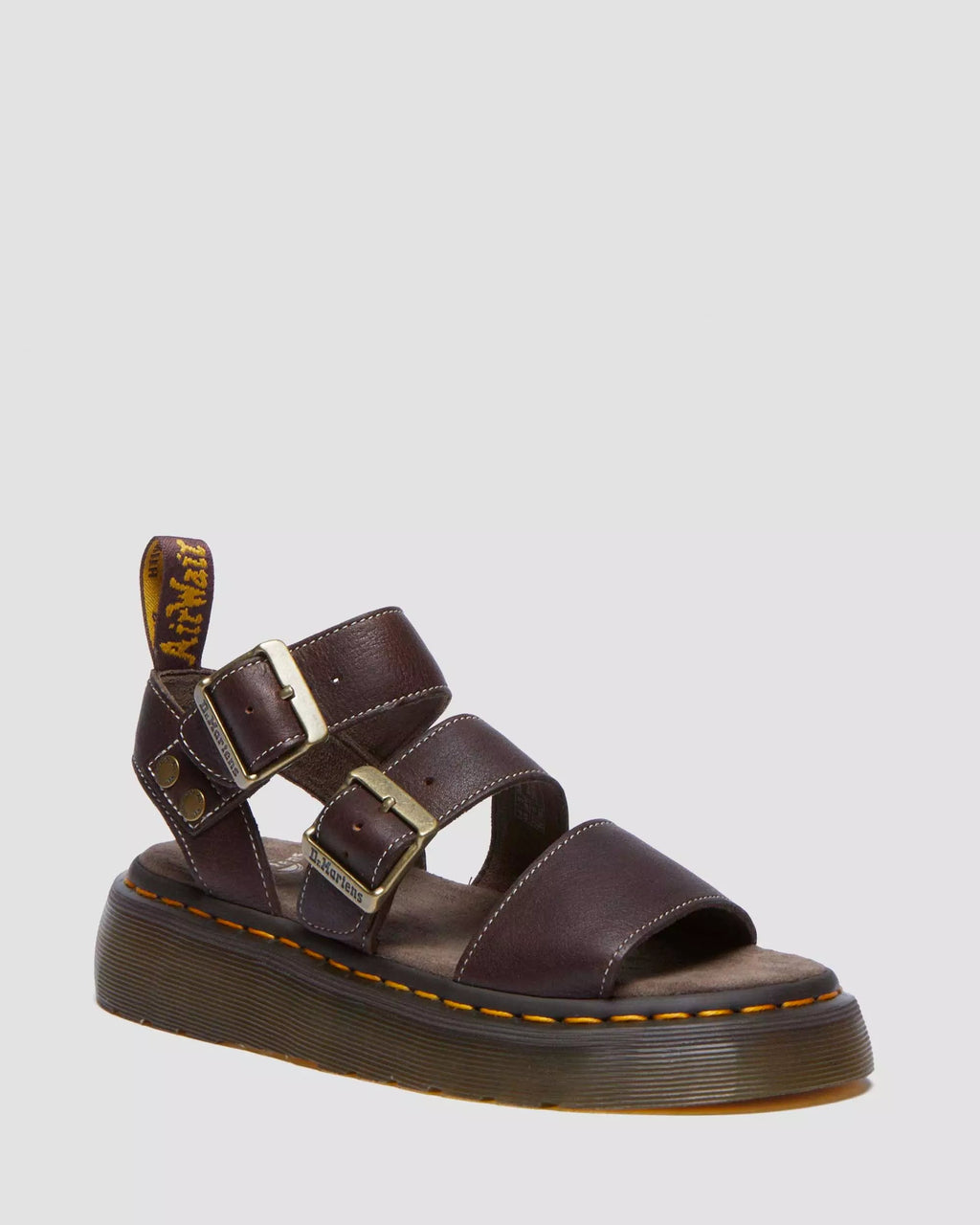Gryphon Quad Grizzly Leather Sandals