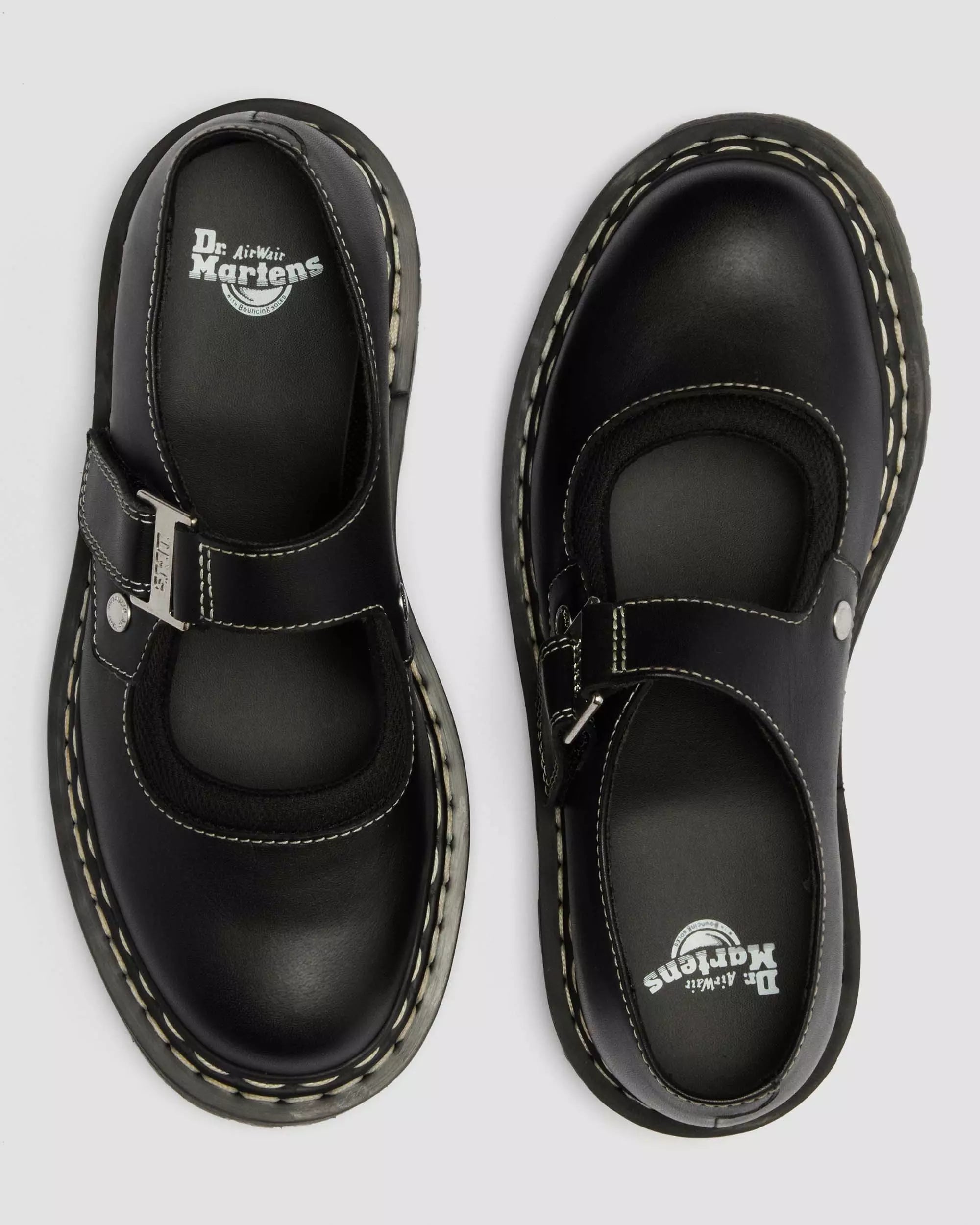 Mary Jane Bex Full Grain Leather Double Stitch Shoes
