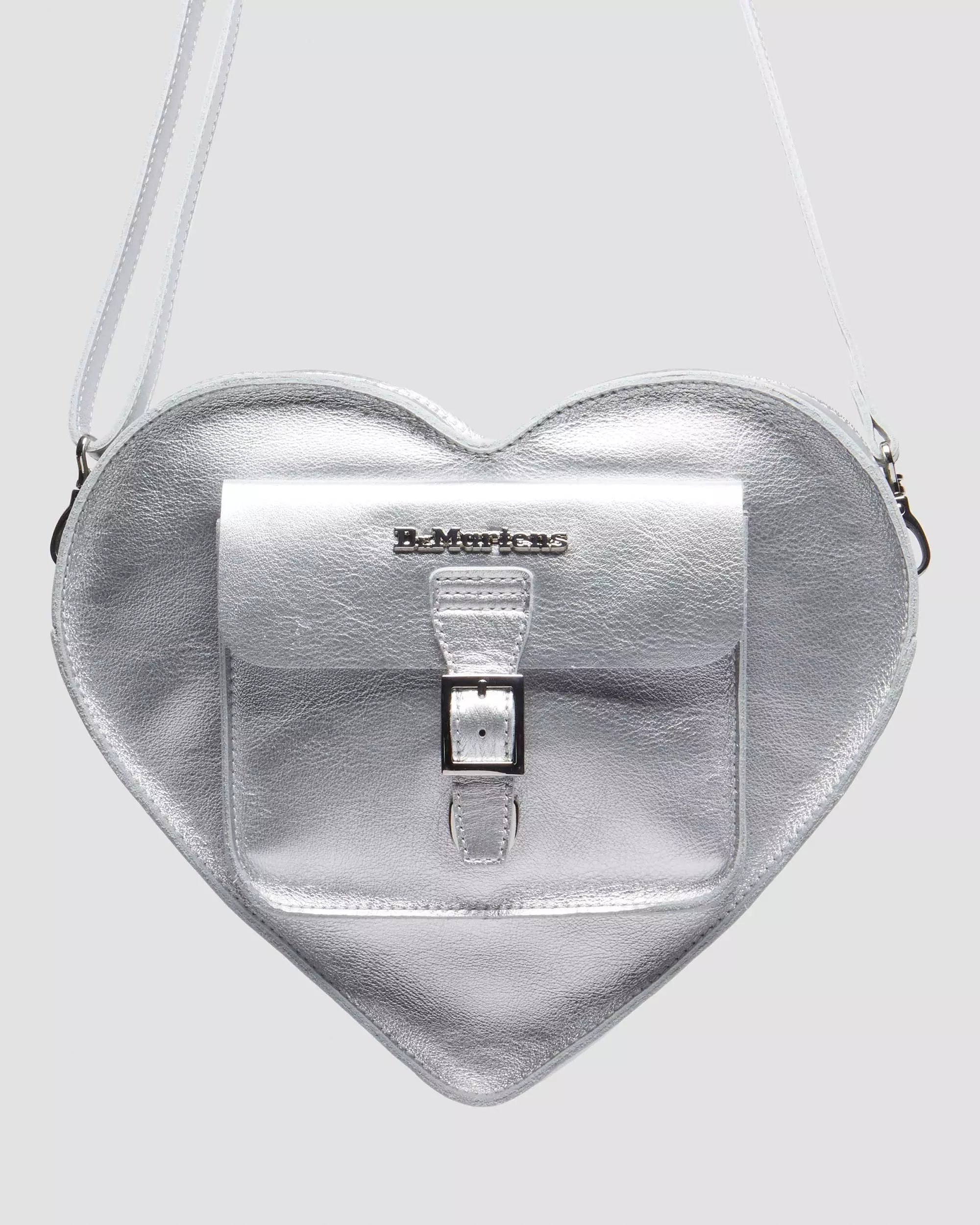 HEART BACKPACK Milled Metallic Backpack
