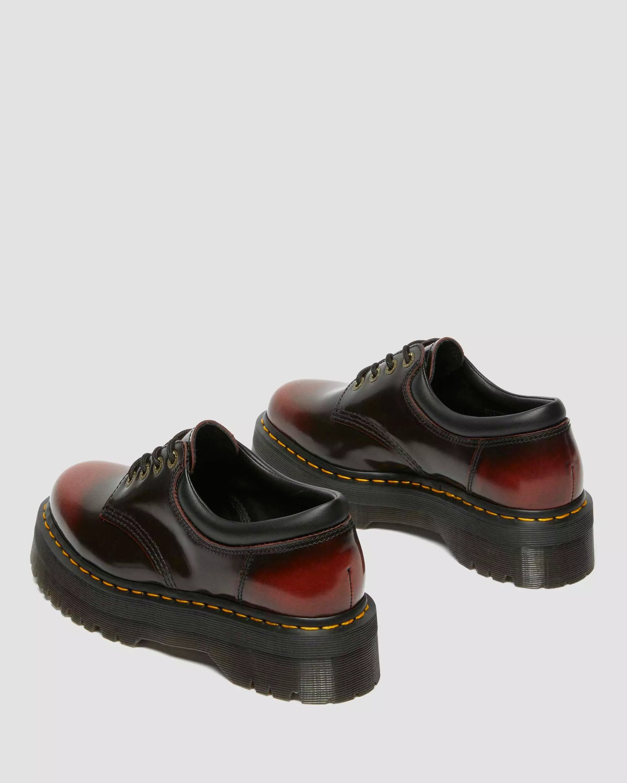 8053 Arcadia Leather Quad Platform Shoes
