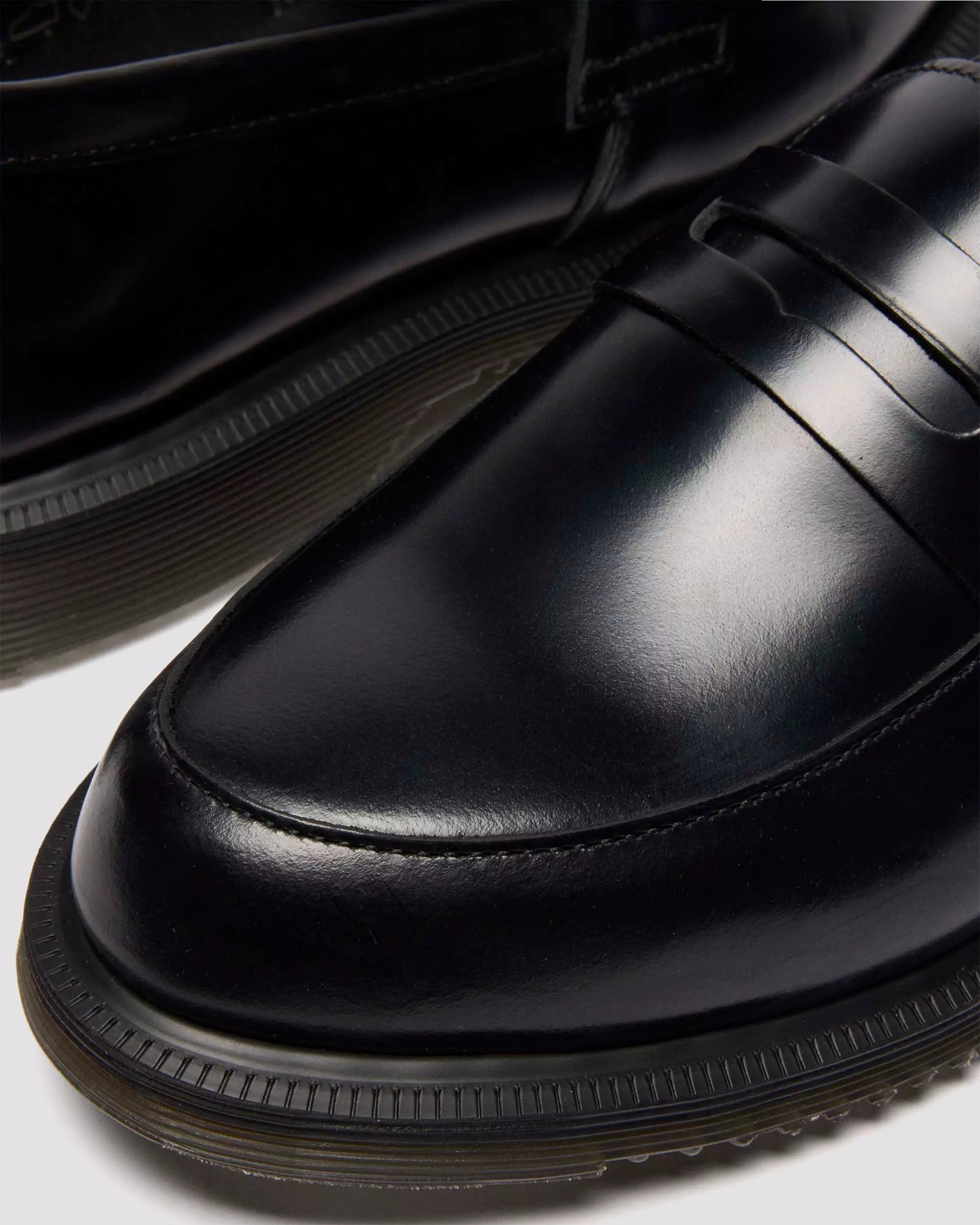 Temara Polished Smooth Leather Loafers