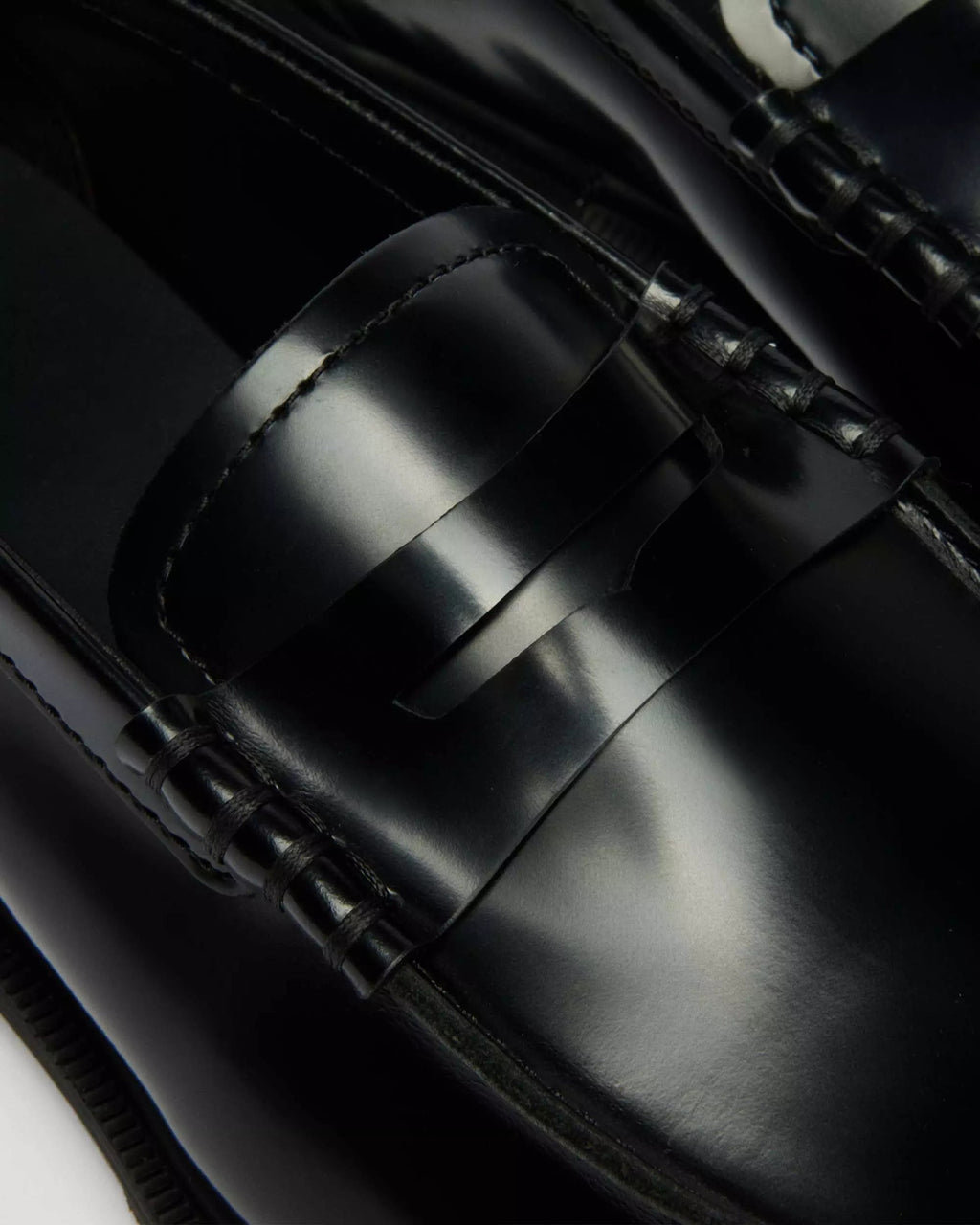 Mayfare Polished Smooth Leather Penny Loafers