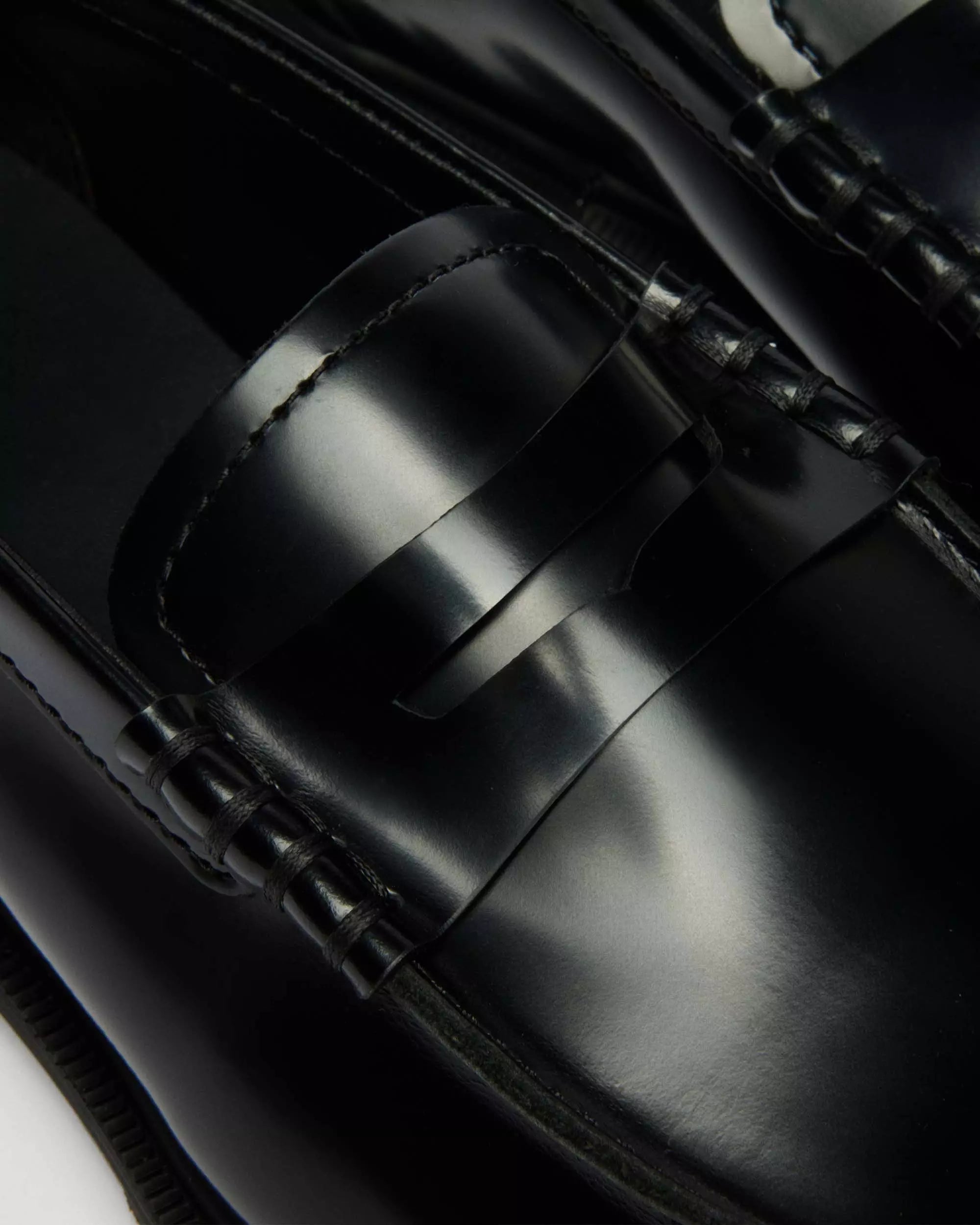 Mayfare Polished Smooth Leather Penny Loafers
