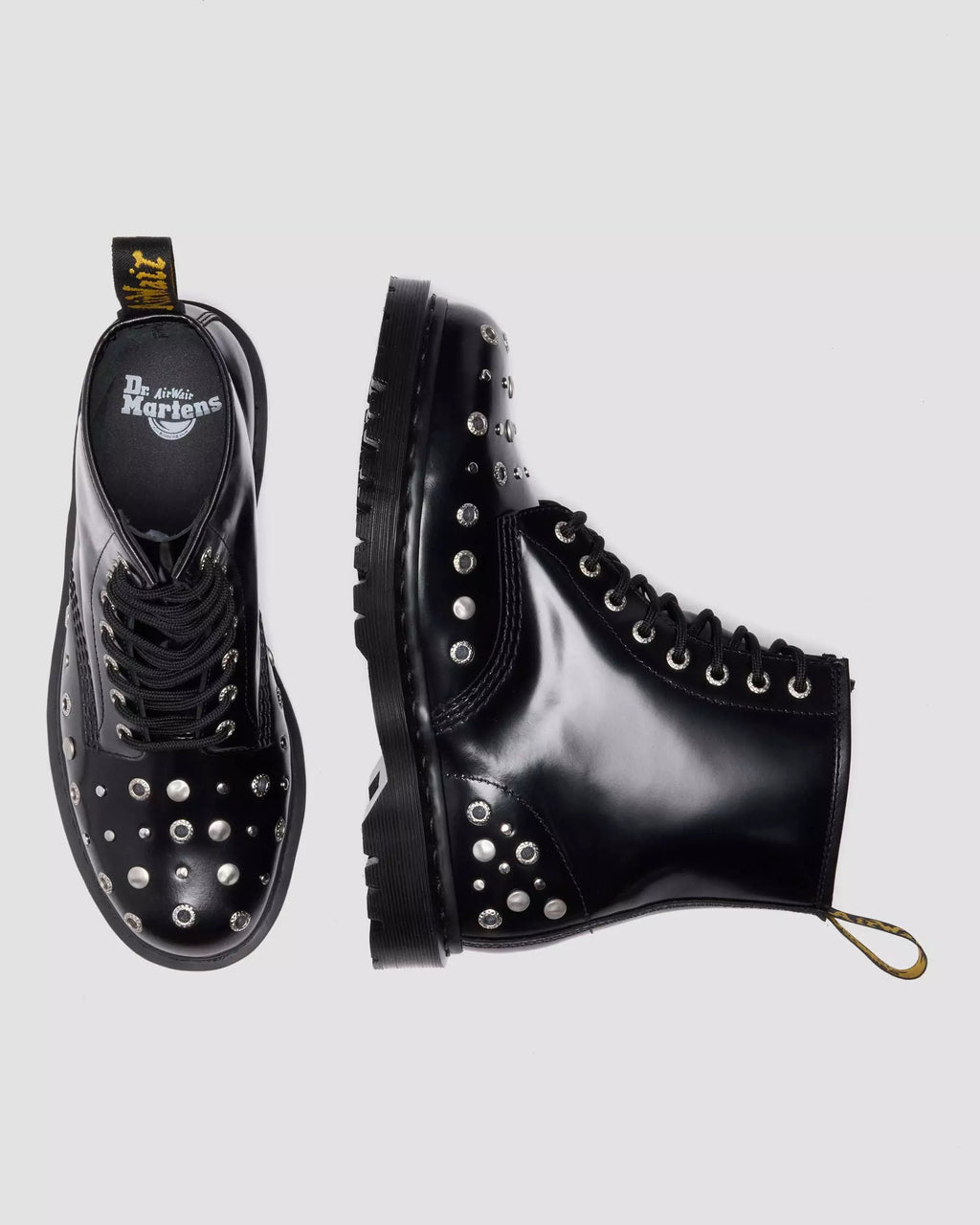 1460 Studded Buttero Leather Boots
