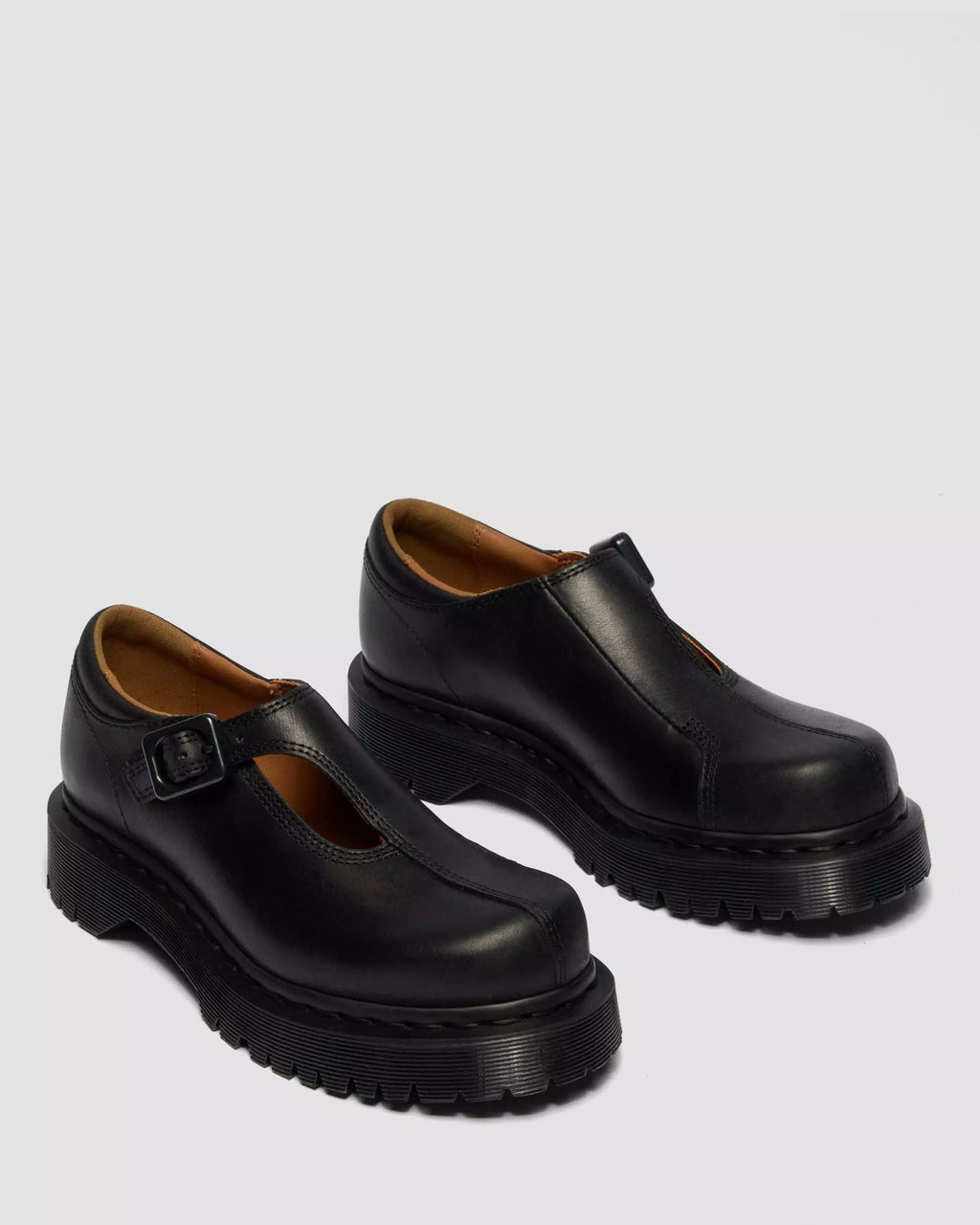 REJENA MARY JANE Old Harness Leather Shoes