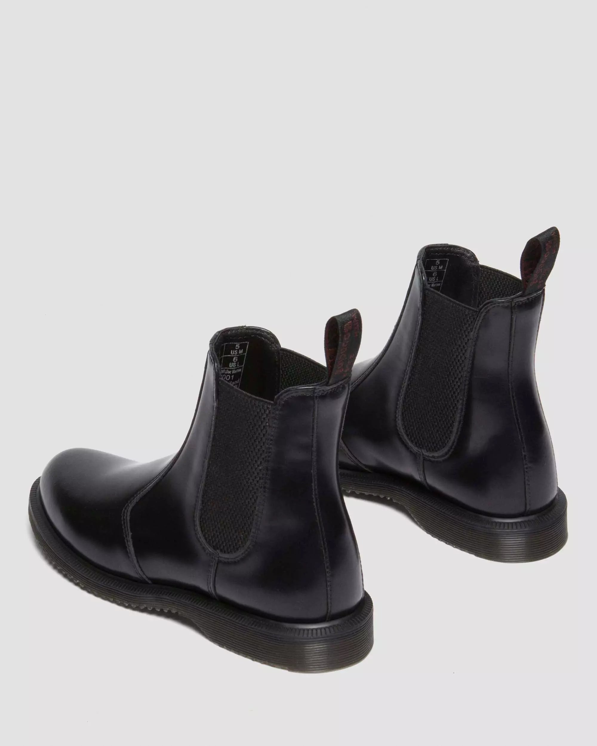 FLORA Smooth Leather Chelsea Boots