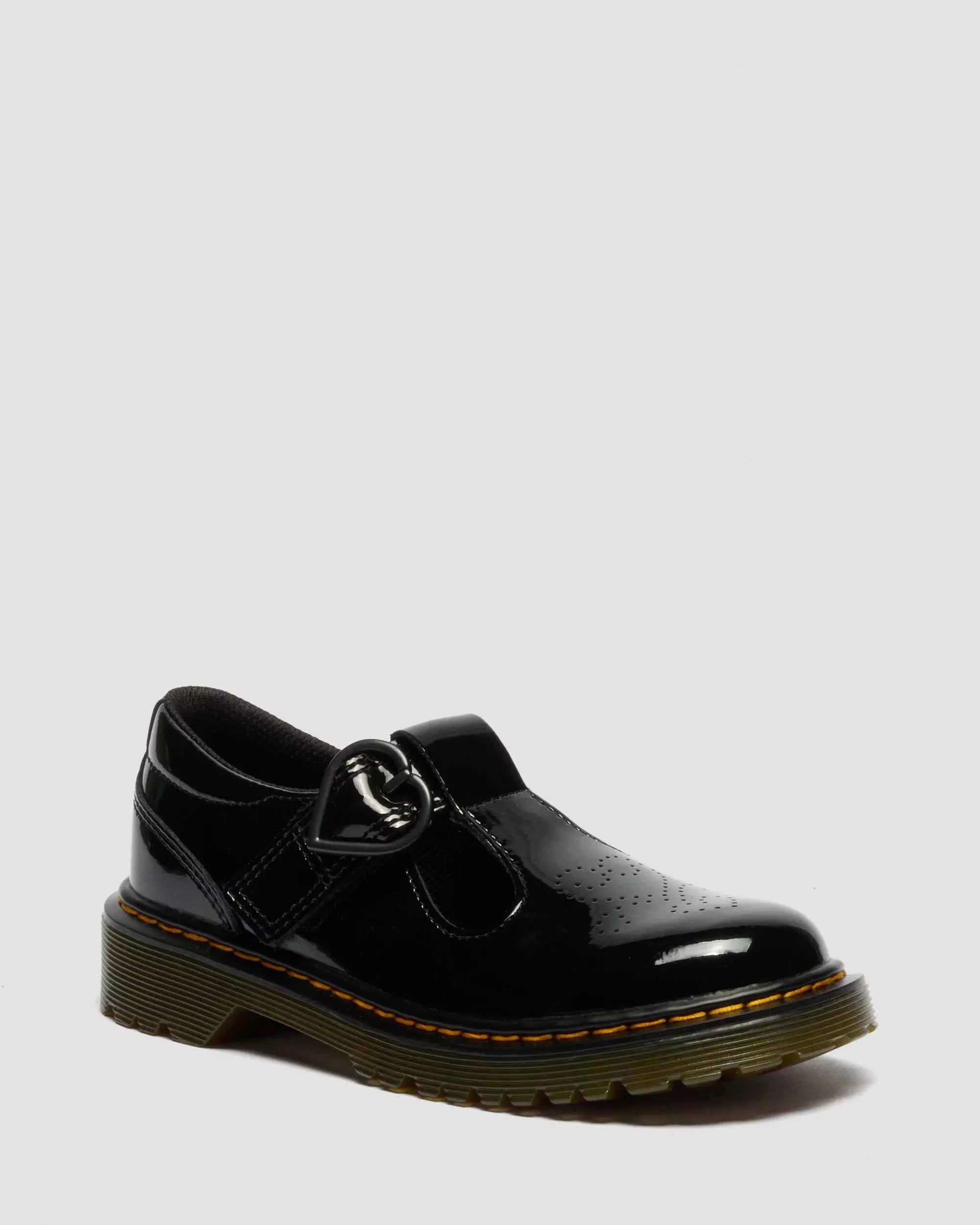 JUNIOR POLLEY II Heart Patent Leather Shoes