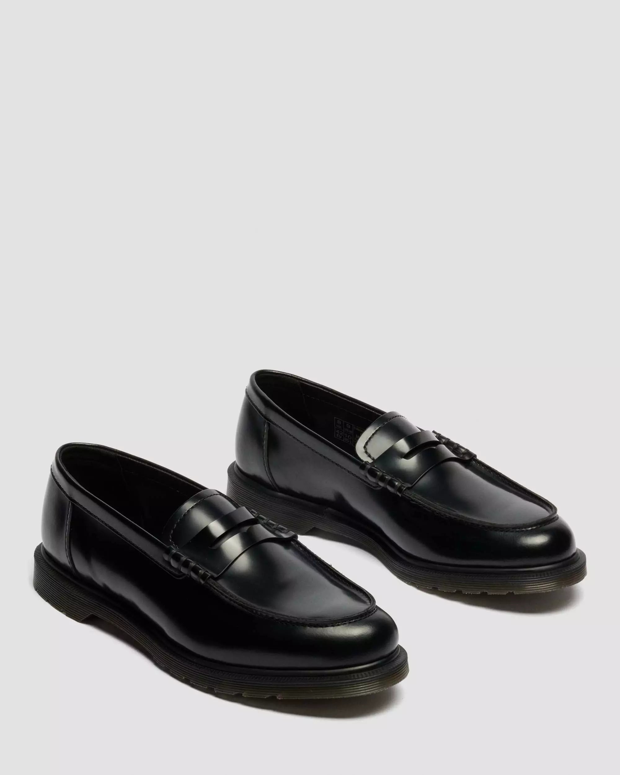 Mayfare Polished Smooth Leather Penny Loafers