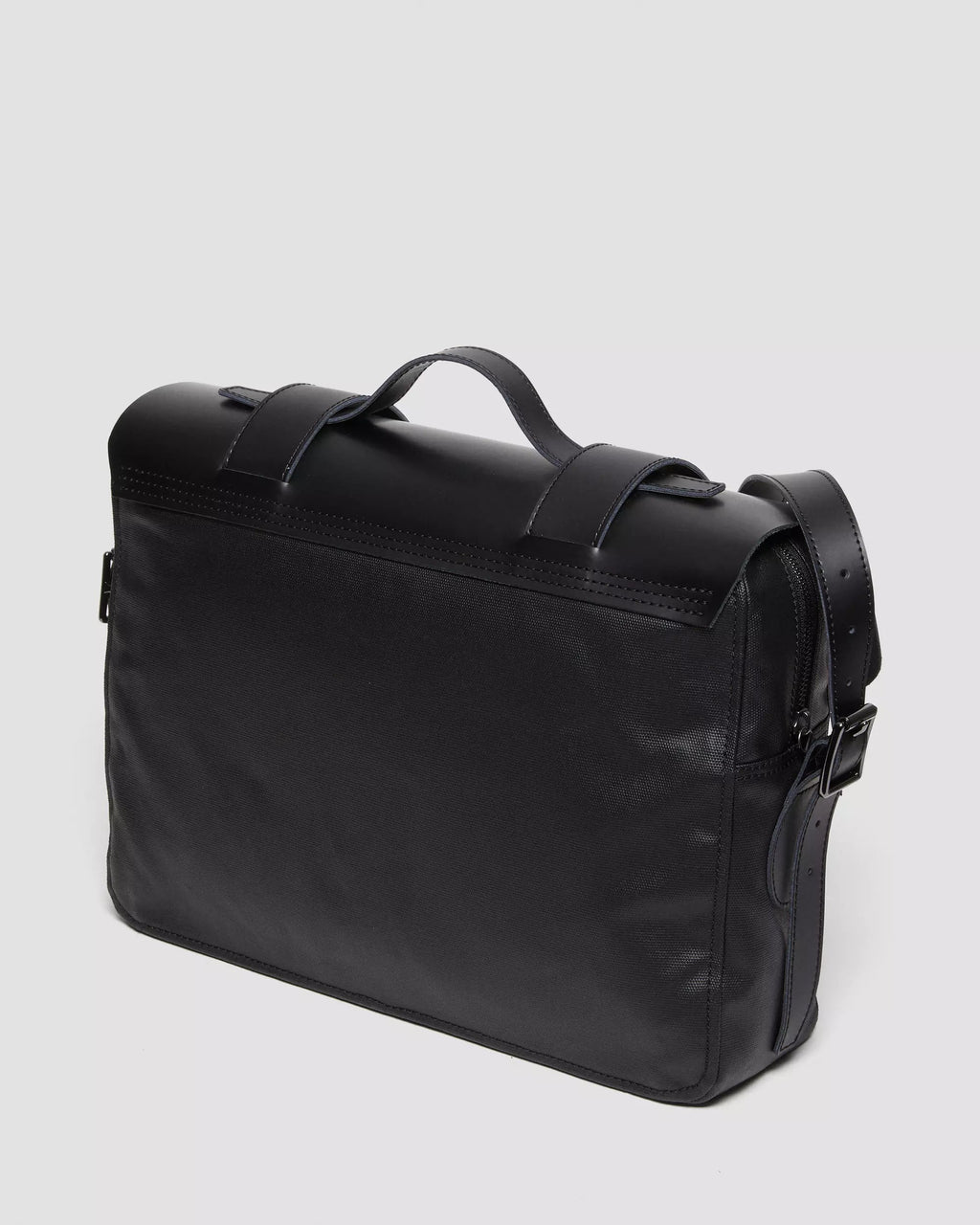 Leather & Canvas Messenger Bag