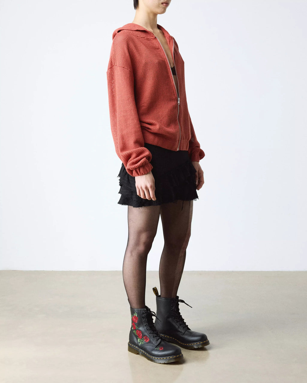 1460 Vonda Floral Leather Lace Up Boots
