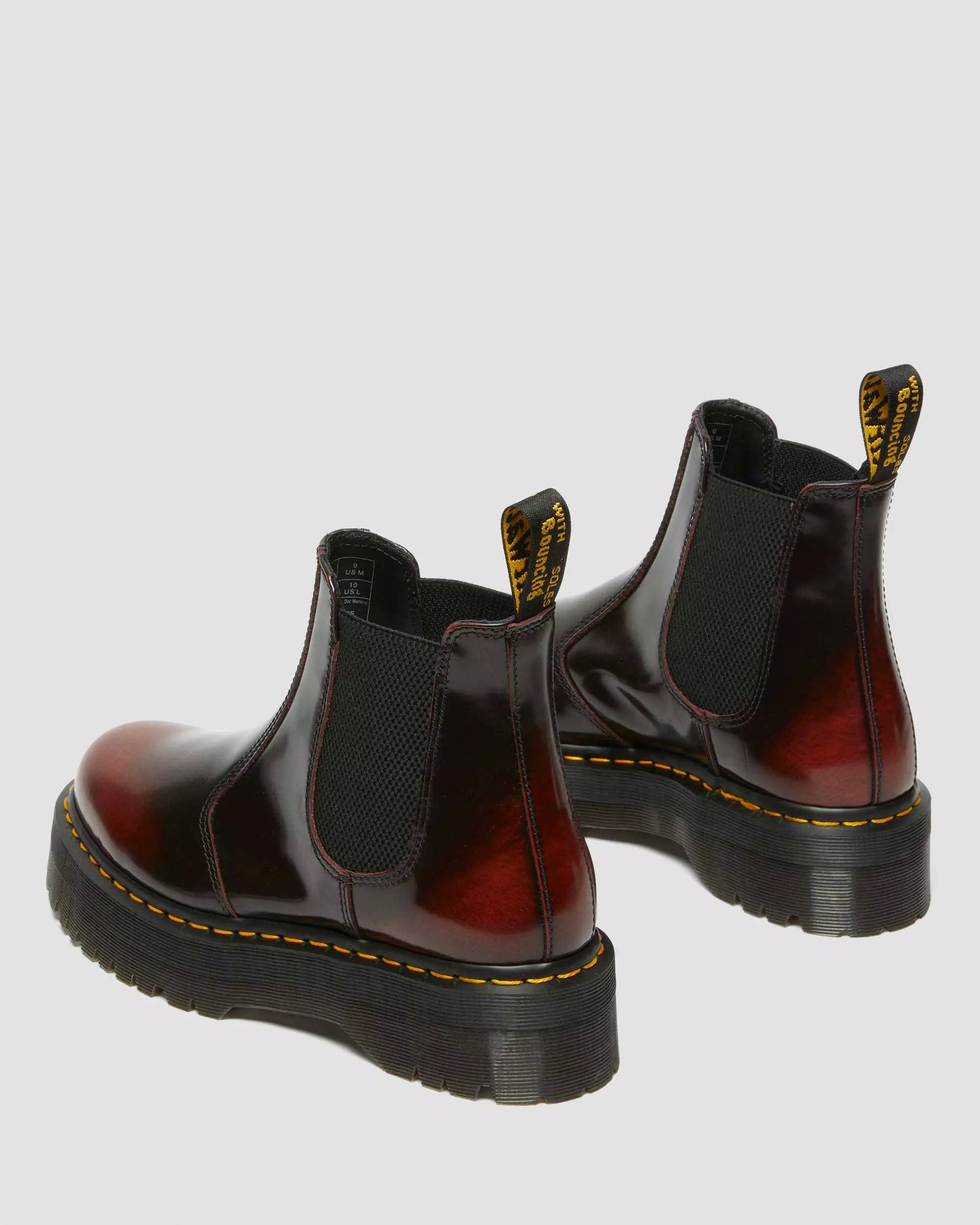 2976 Arcadia Leather Platform Chelsea Boots