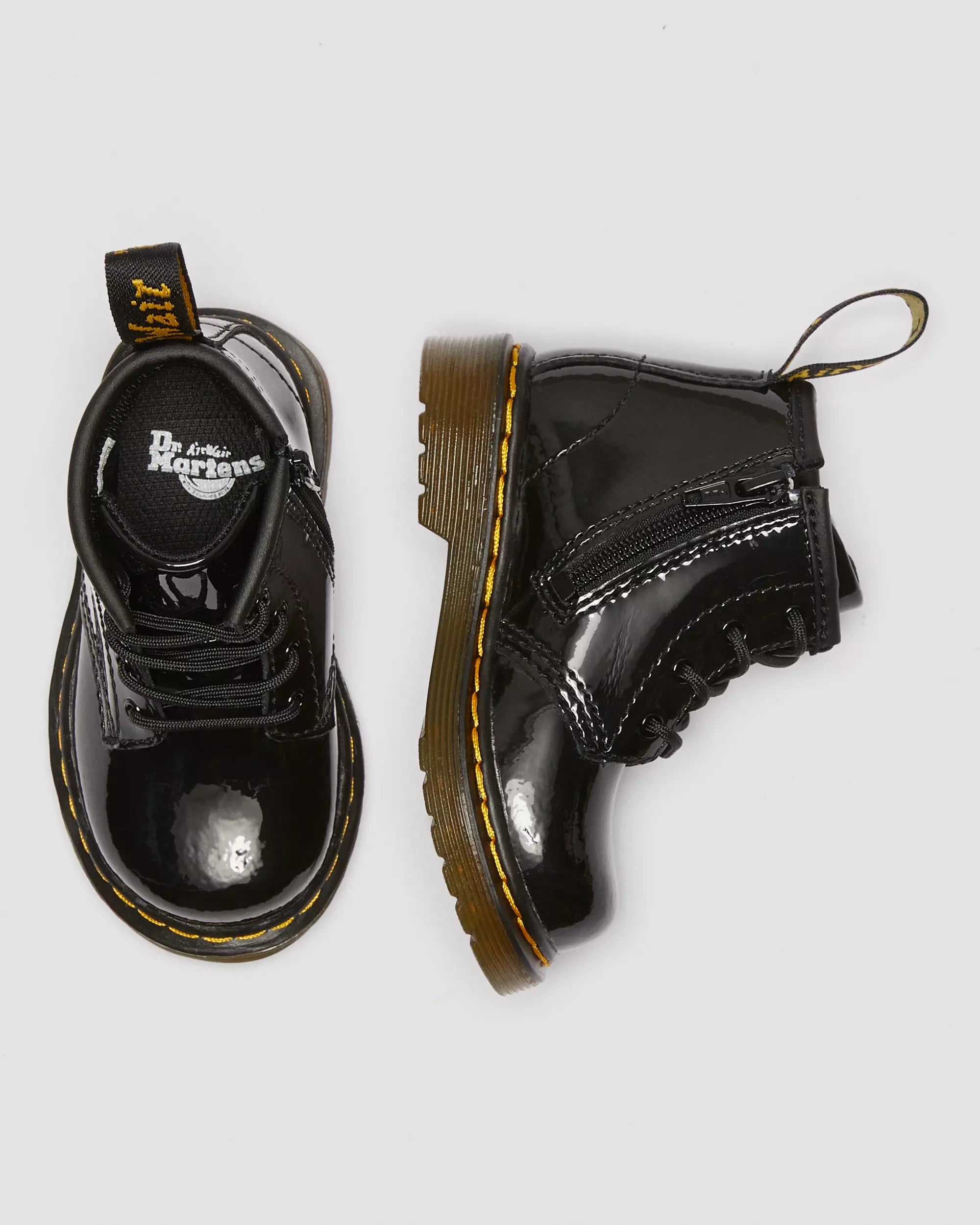 Infant 1460 Patent Leather Lace Up Boots