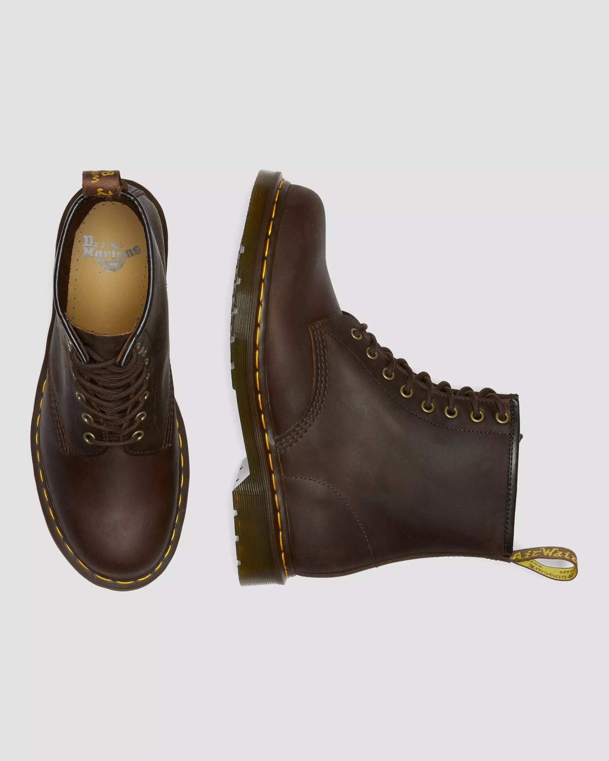1460 Crazy Horse Leather Lace Up Boots