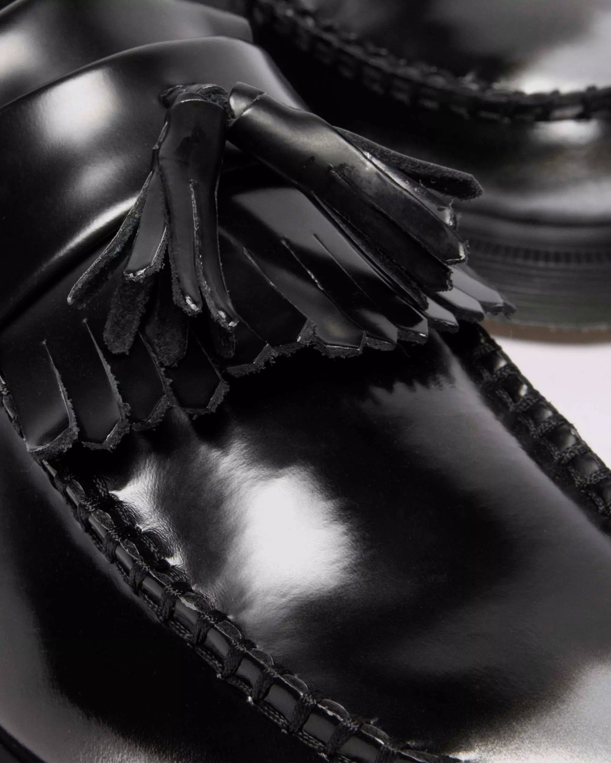 Adrian Arcadia Rub Off Leather Tassel Loafers