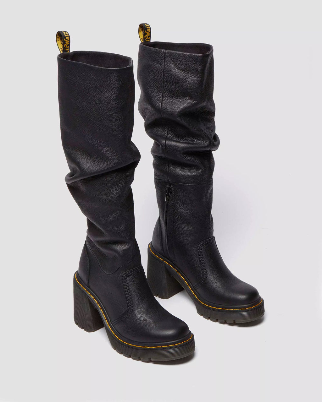 Kasey Virginia Leather Tall Heeled Boots