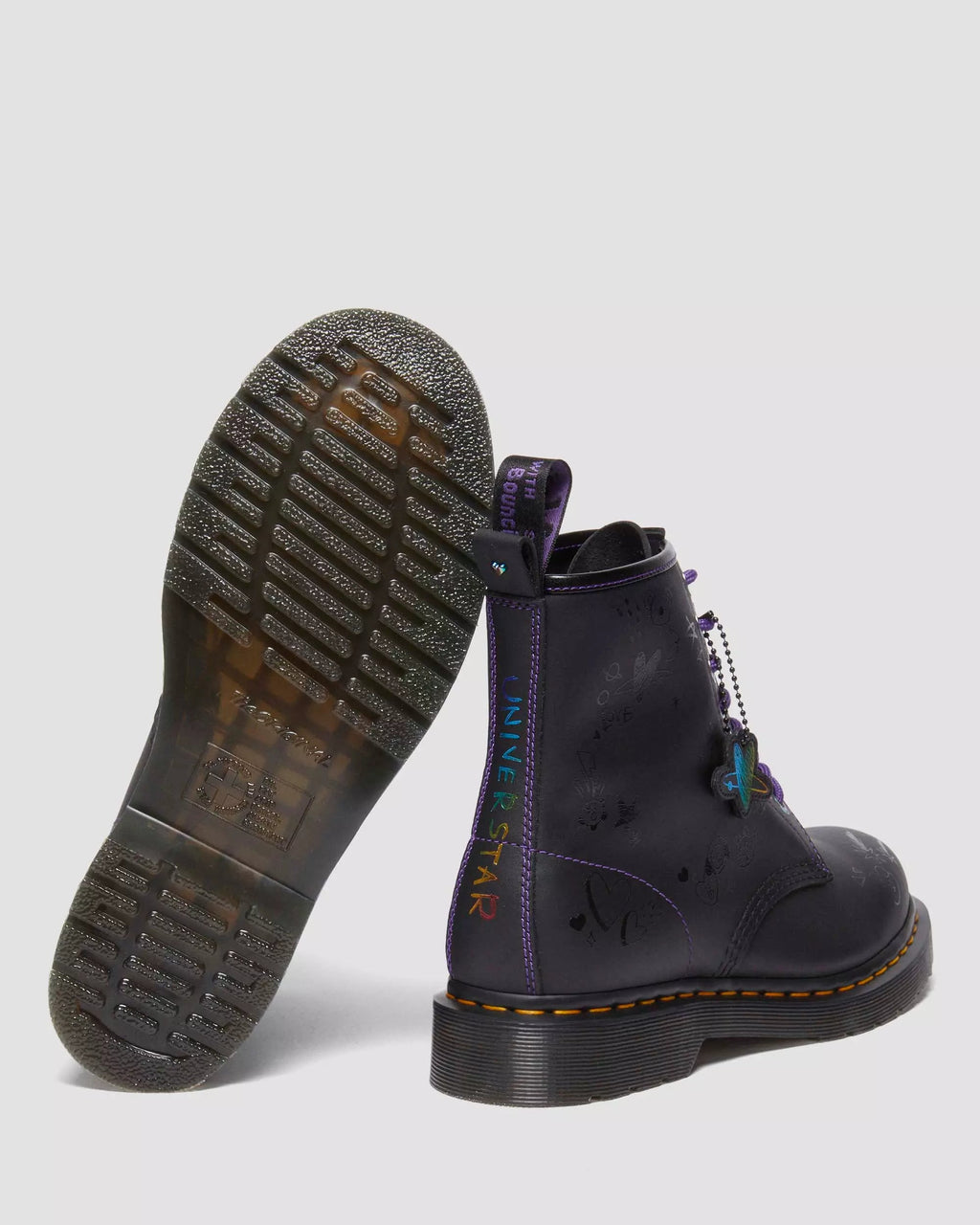1460 x BT21 Leather Lace Up Boots