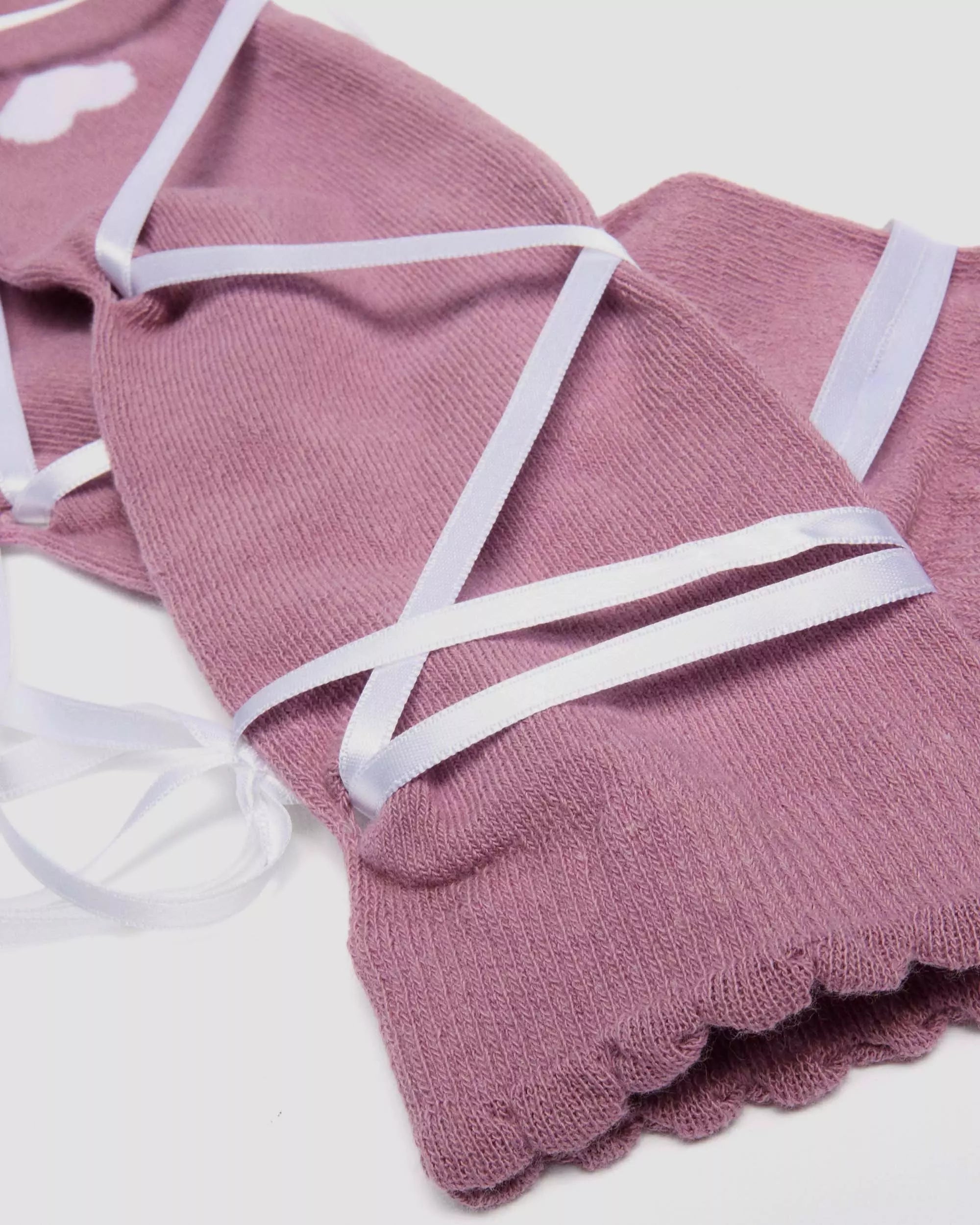 LONG LACE UP SOCKS Organic Cotton Blend