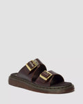 Josef Two Strap Atlas Leather Sandals